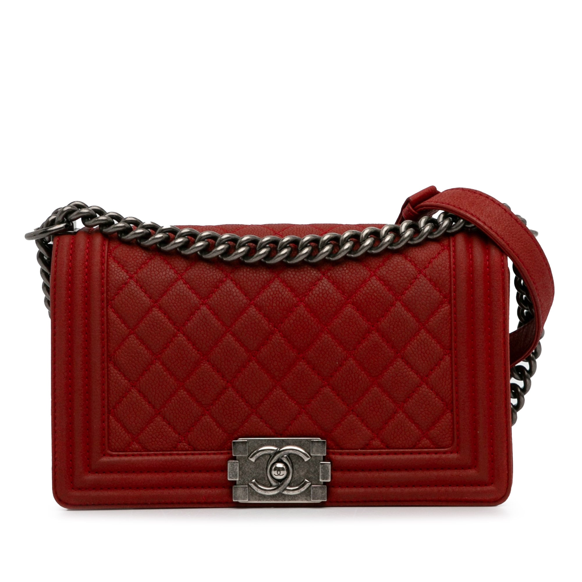 Chanel Medium Caviar Boy Flap Bag - image 1
