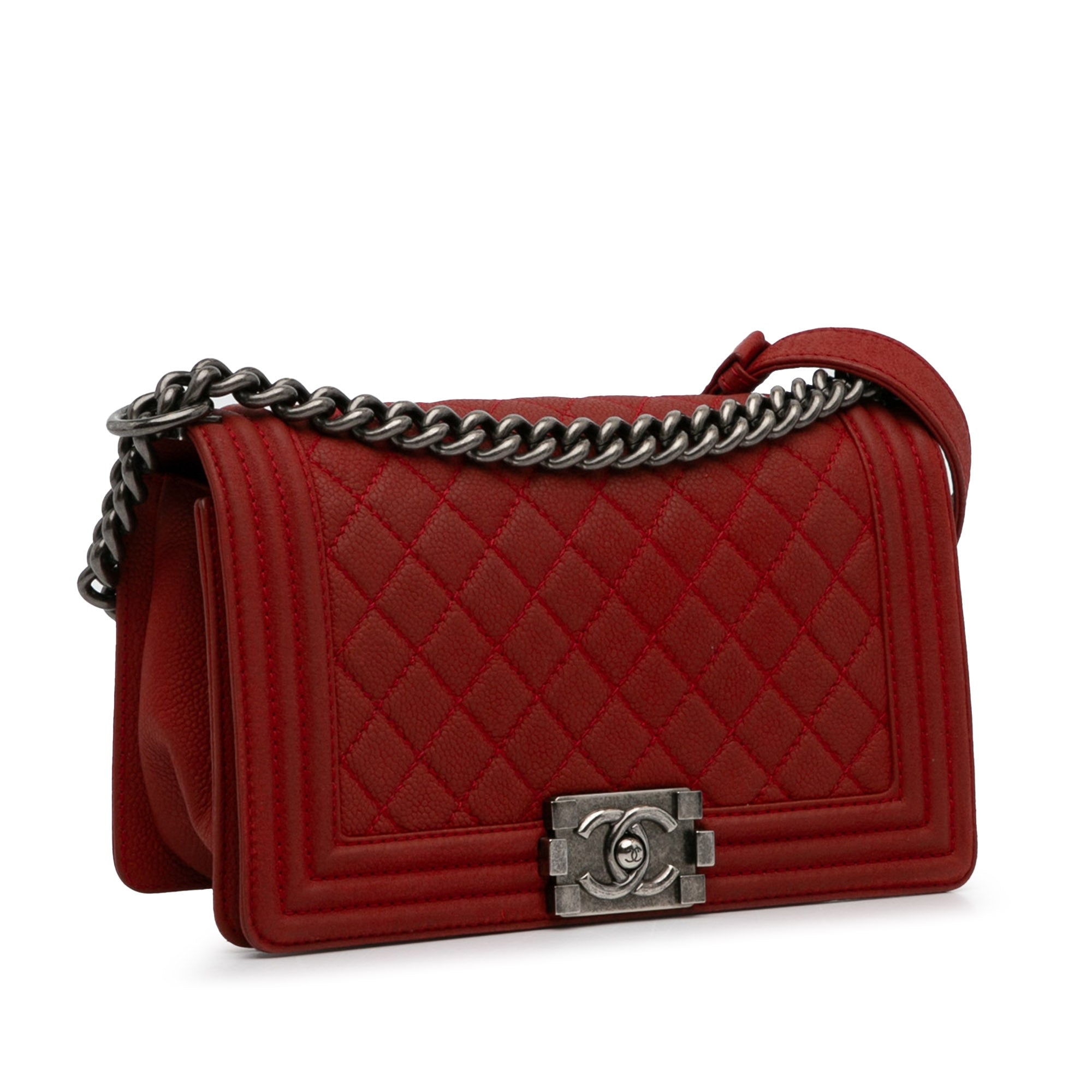 Chanel Medium Caviar Boy Flap Bag - image 2