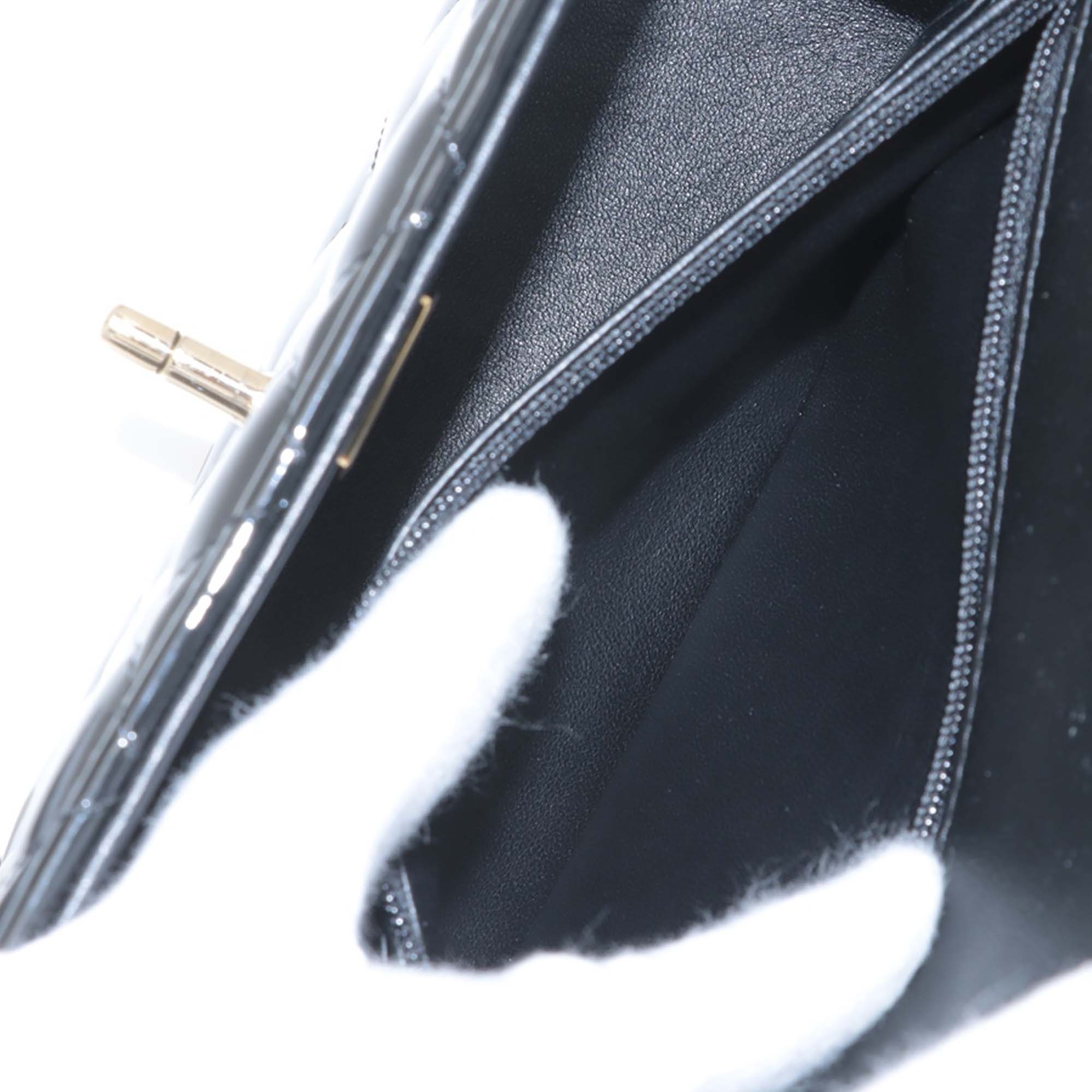 Chanel Mini Rectangular Classic Patent Top Handle Flap - image 5