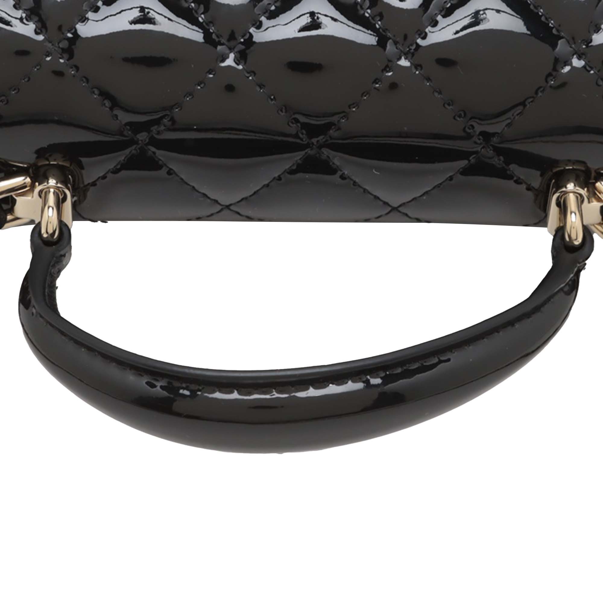 Chanel Mini Rectangular Classic Patent Top Handle Flap - image 7