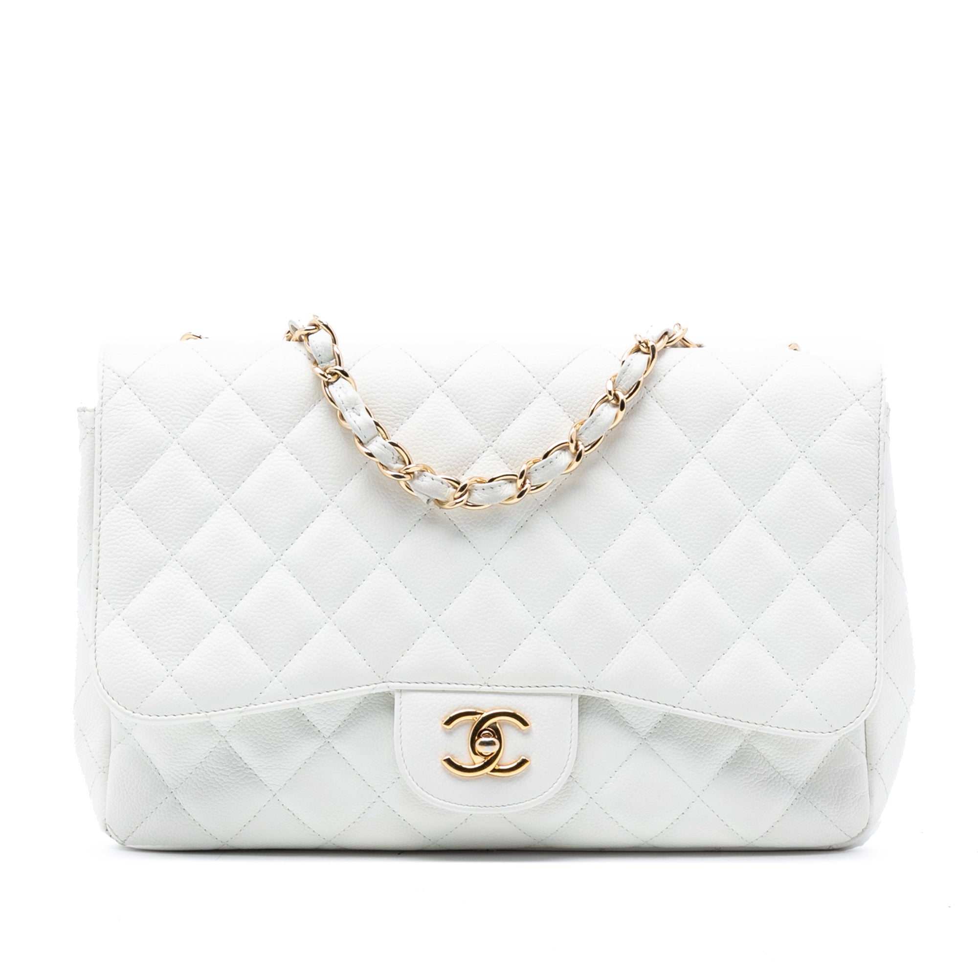 Chanel Jumbo Classic Caviar Single Flap - image 1