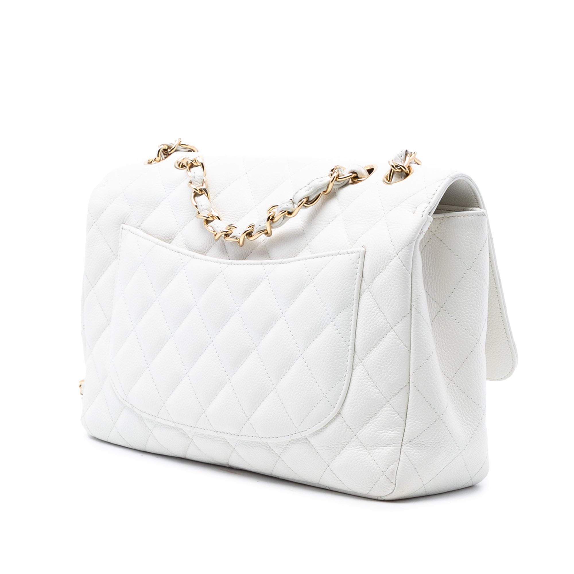 Chanel Jumbo Classic Caviar Single Flap - image 2