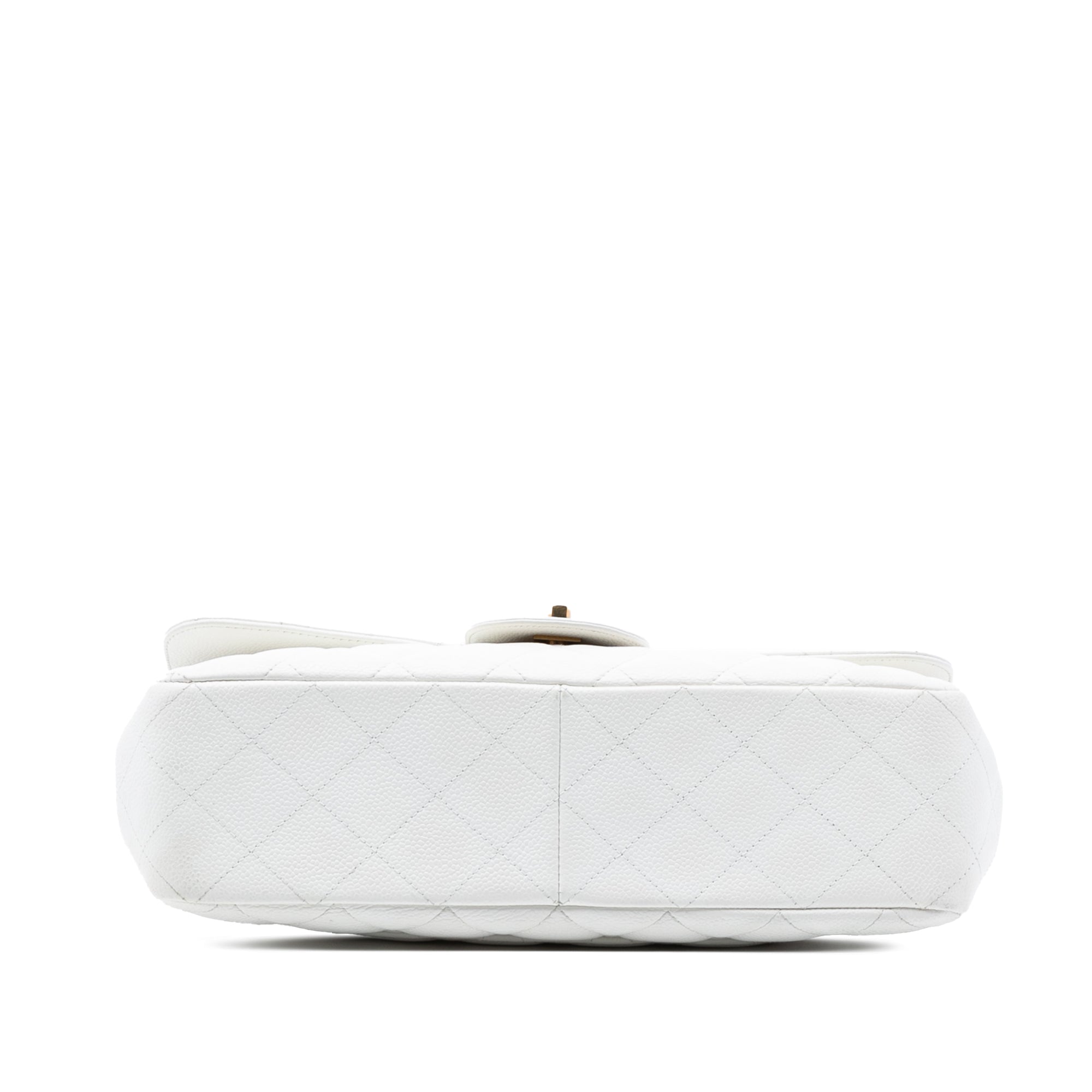 Chanel Jumbo Classic Caviar Single Flap - image 3