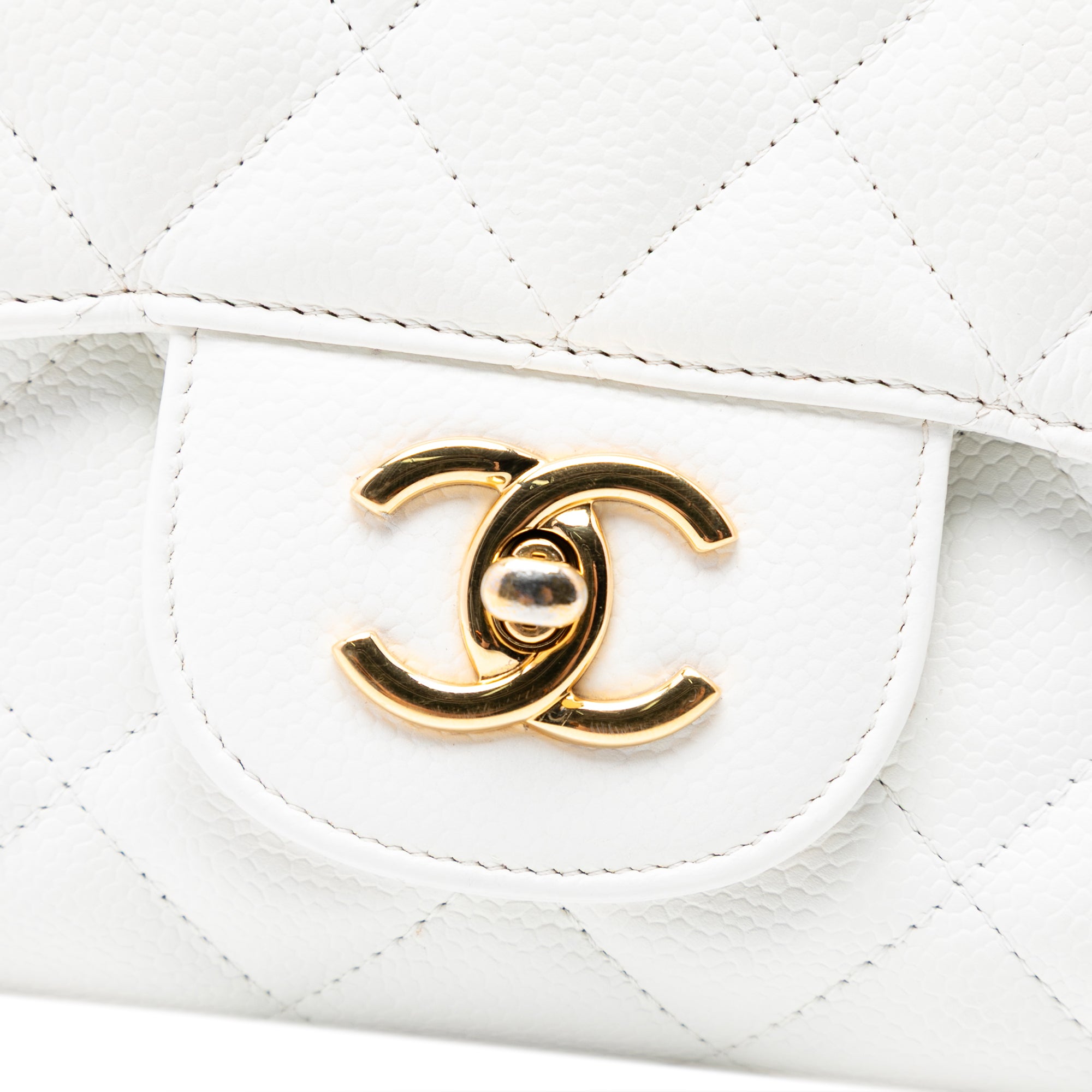 Chanel Jumbo Classic Caviar Single Flap - image 5