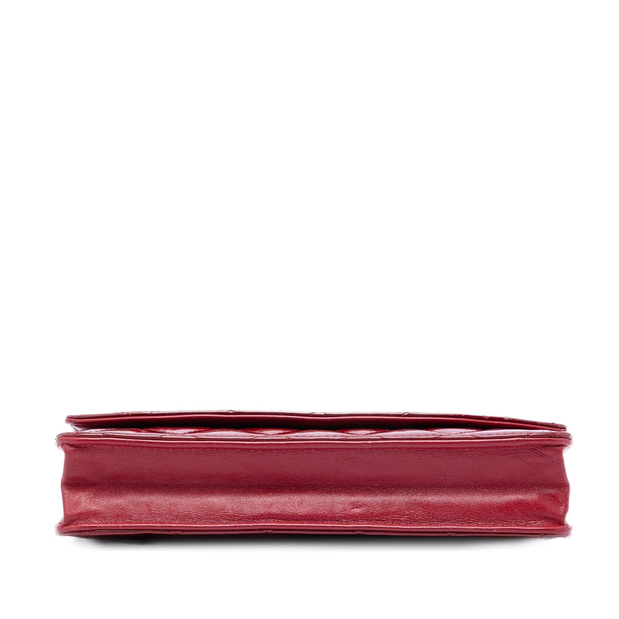 Chanel CC Quilted Patent Brilliant Wallet On Chain - image 3