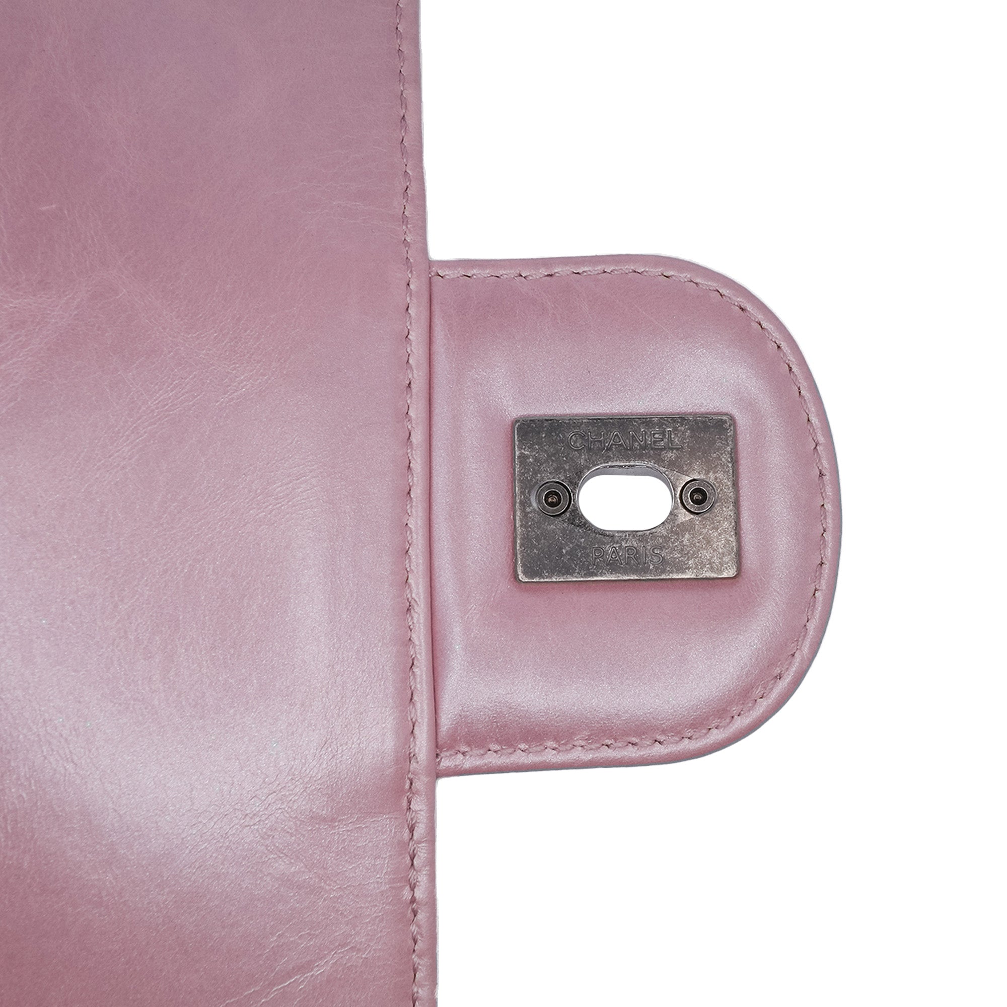 Chanel Medium Quilted Metallic Calfskin Coco Pleats Chain Flap - image 7
