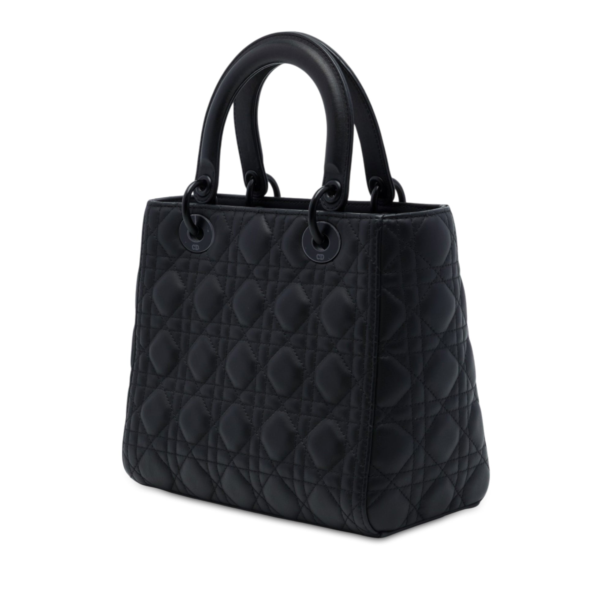 Dior Medium Ultra Matte Calfskin Cannage Lady Dior - image 2