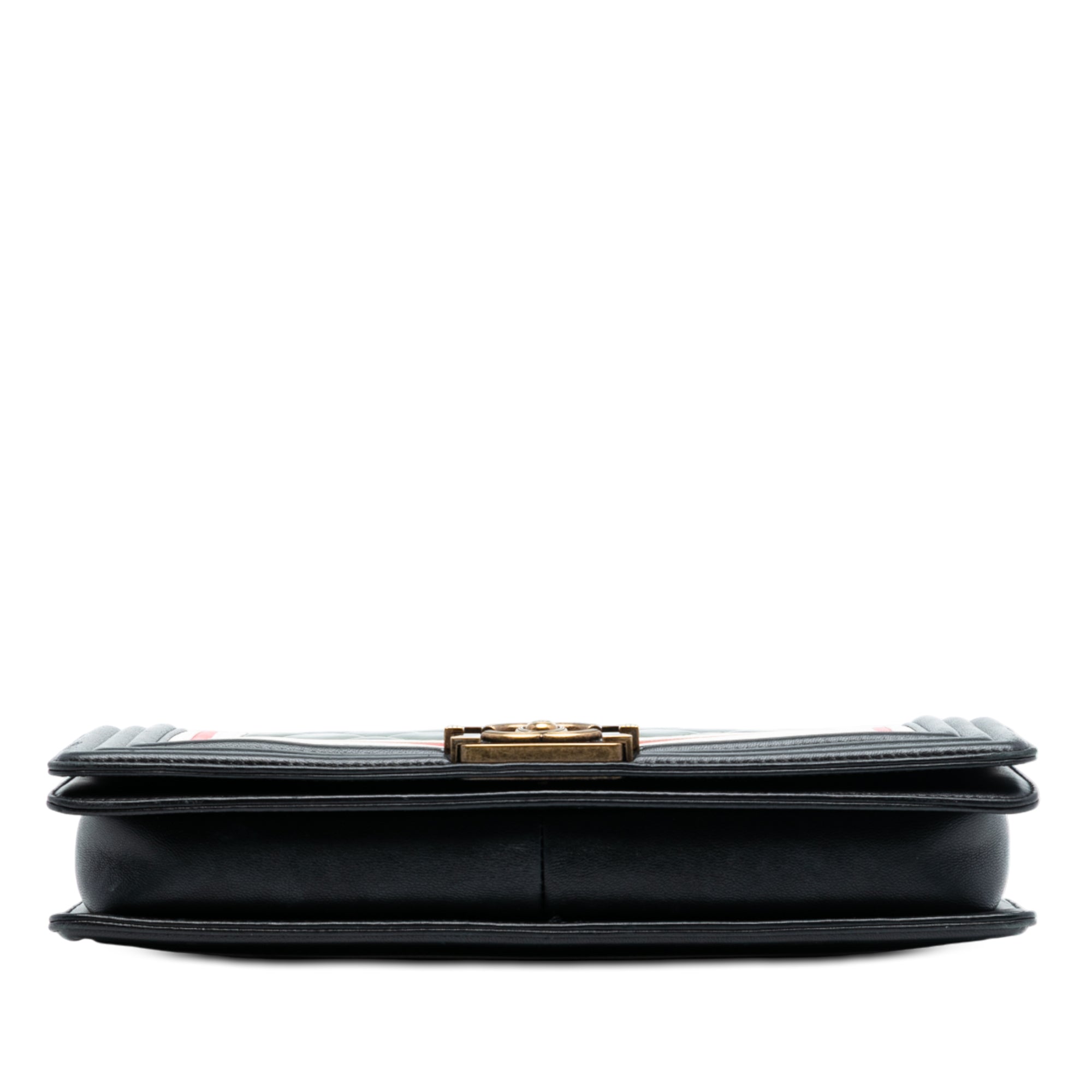 Chanel Multicolor Quilted Lambskin Crest East West Boy Flap - image 3