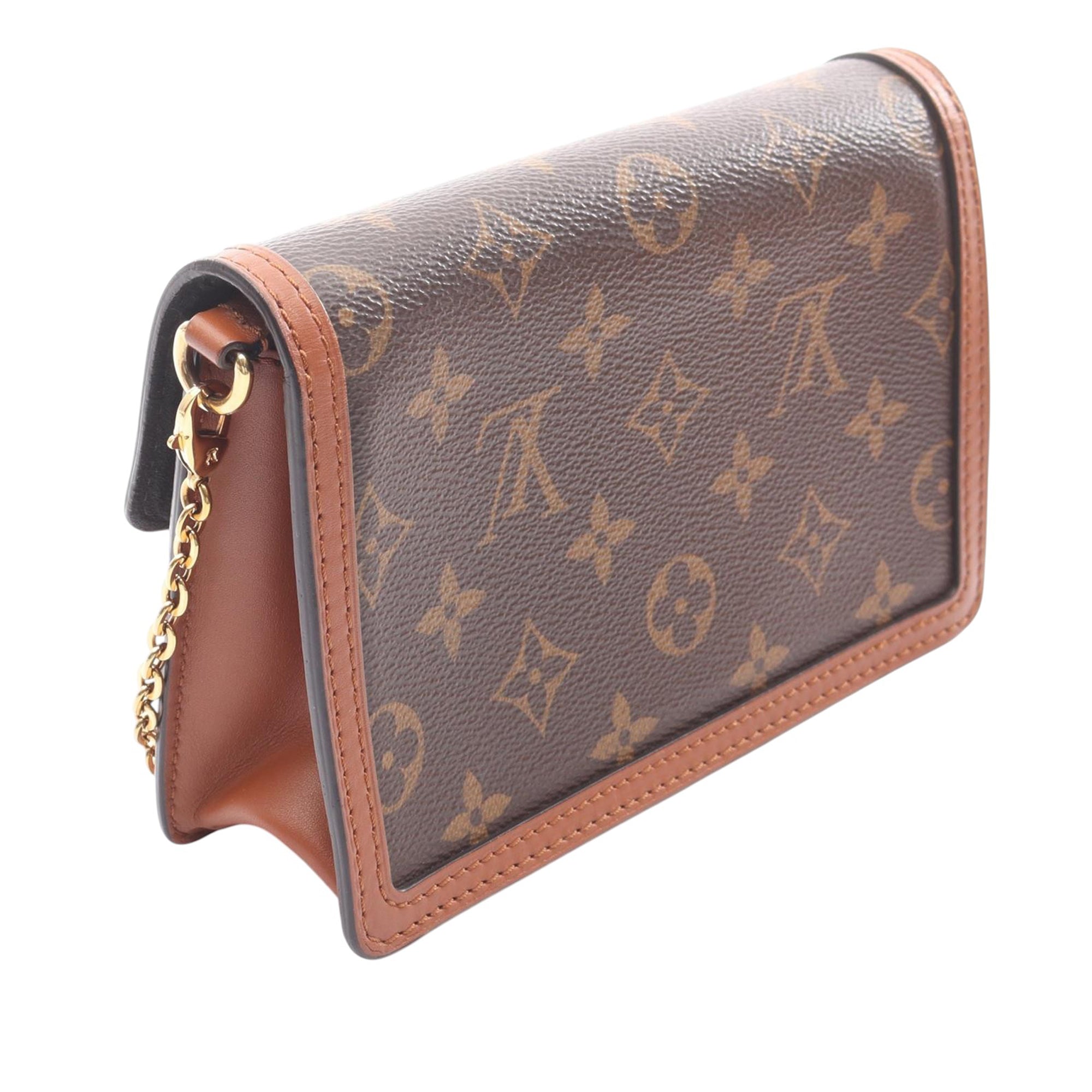 Louis Vuitton Monogram Reverse Dauphine Wallet on Chain - image 2