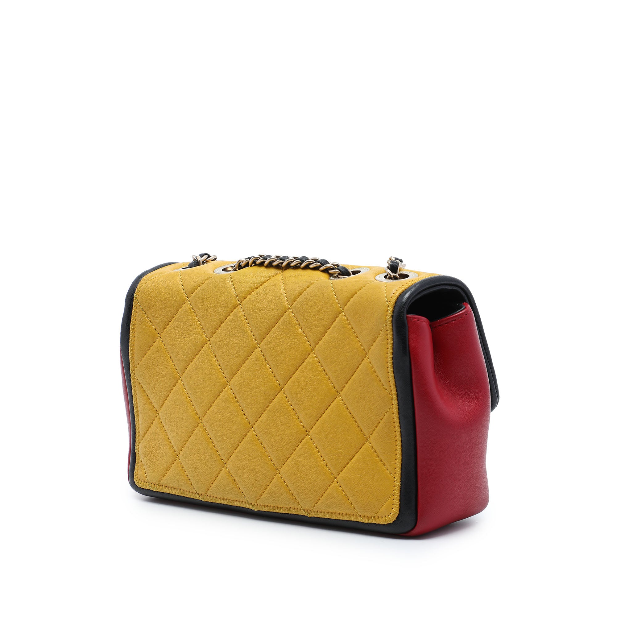 Chanel Mini Tricolor Lambskin Graphic Flap - image 2