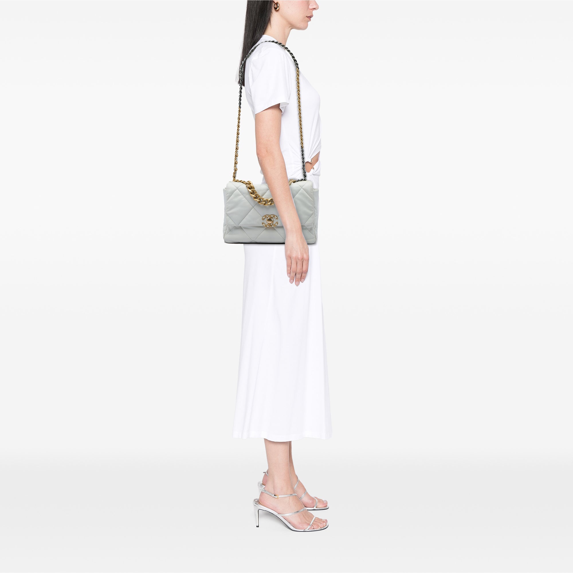 Chanel Large Lambskin 19 Flap - image 5