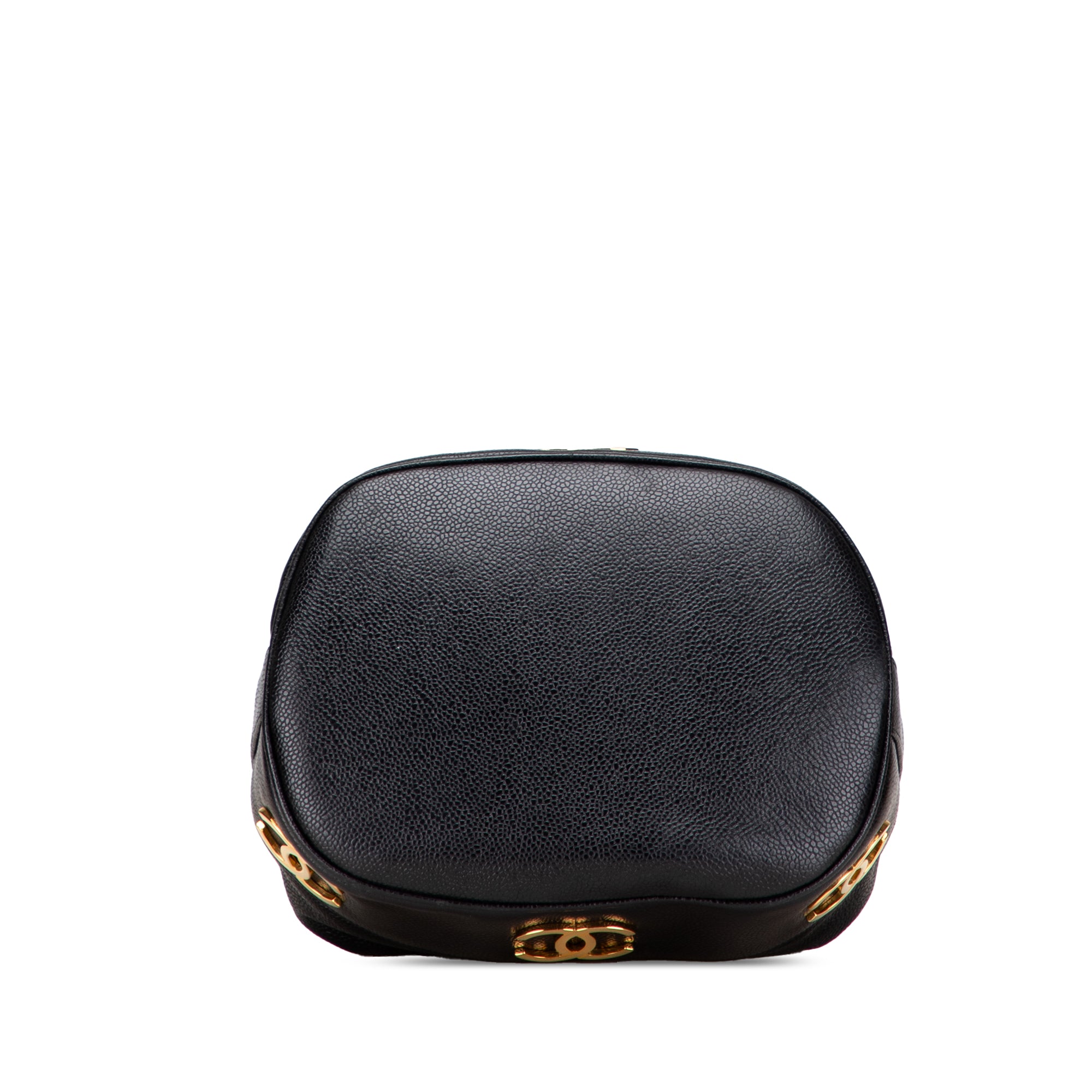 Chanel Caviar Triple CC Drawstring Bucket Bag - image 3