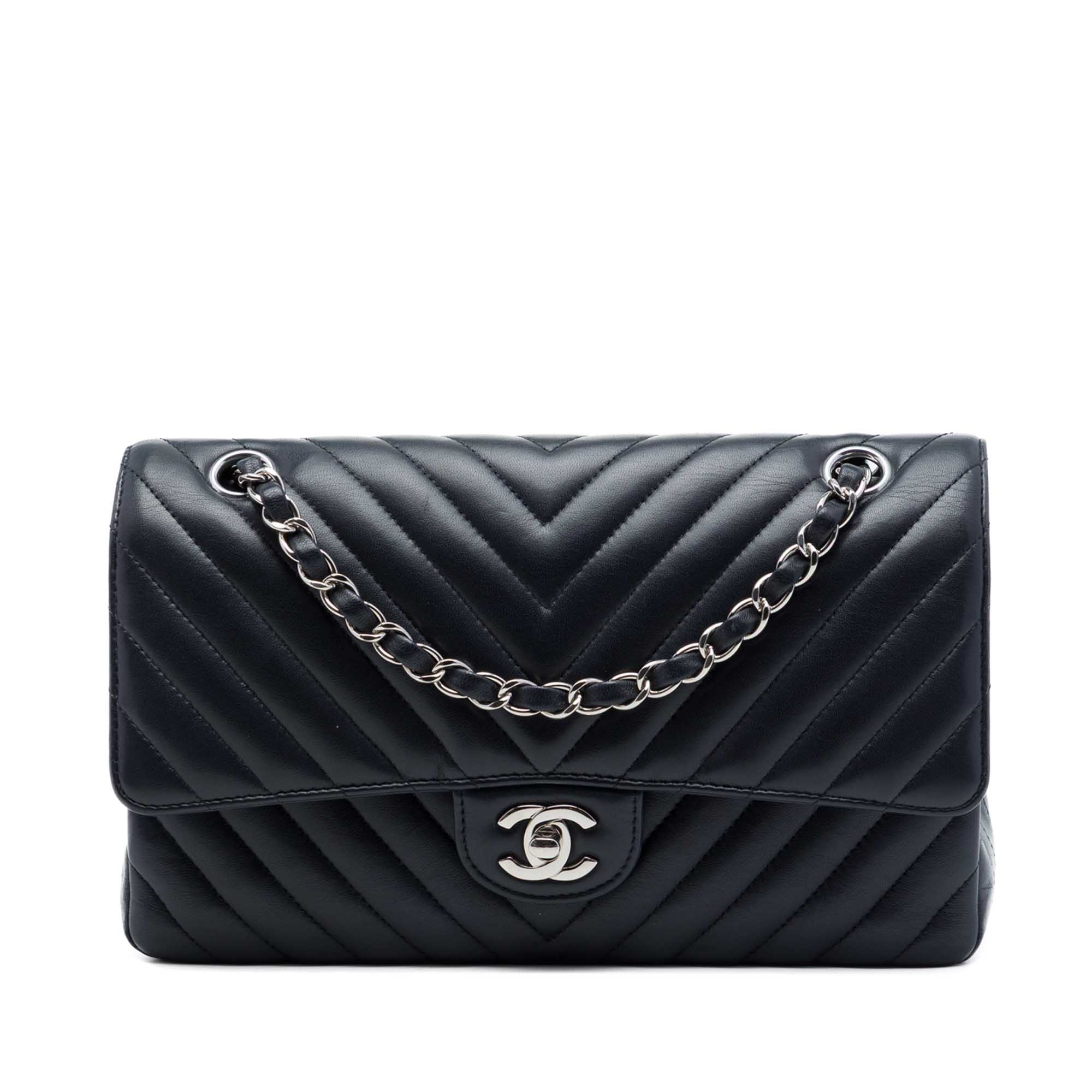 Chanel Medium Classic Chevron Lambskin Double Flap - image 1