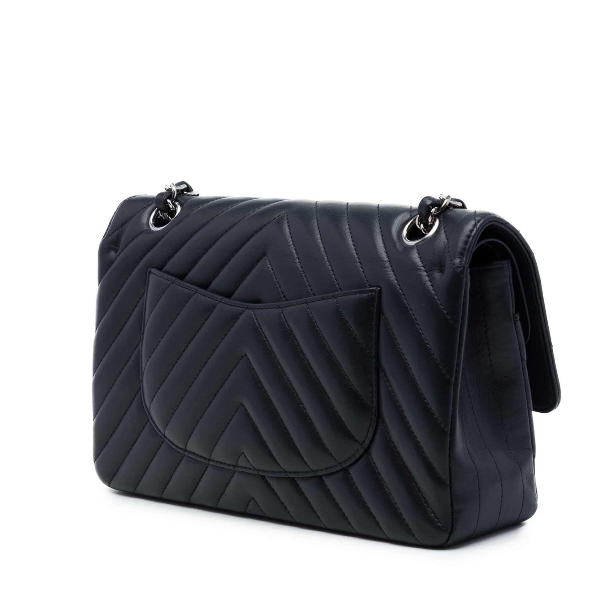 Chanel Medium Classic Chevron Lambskin Double Flap - image 2