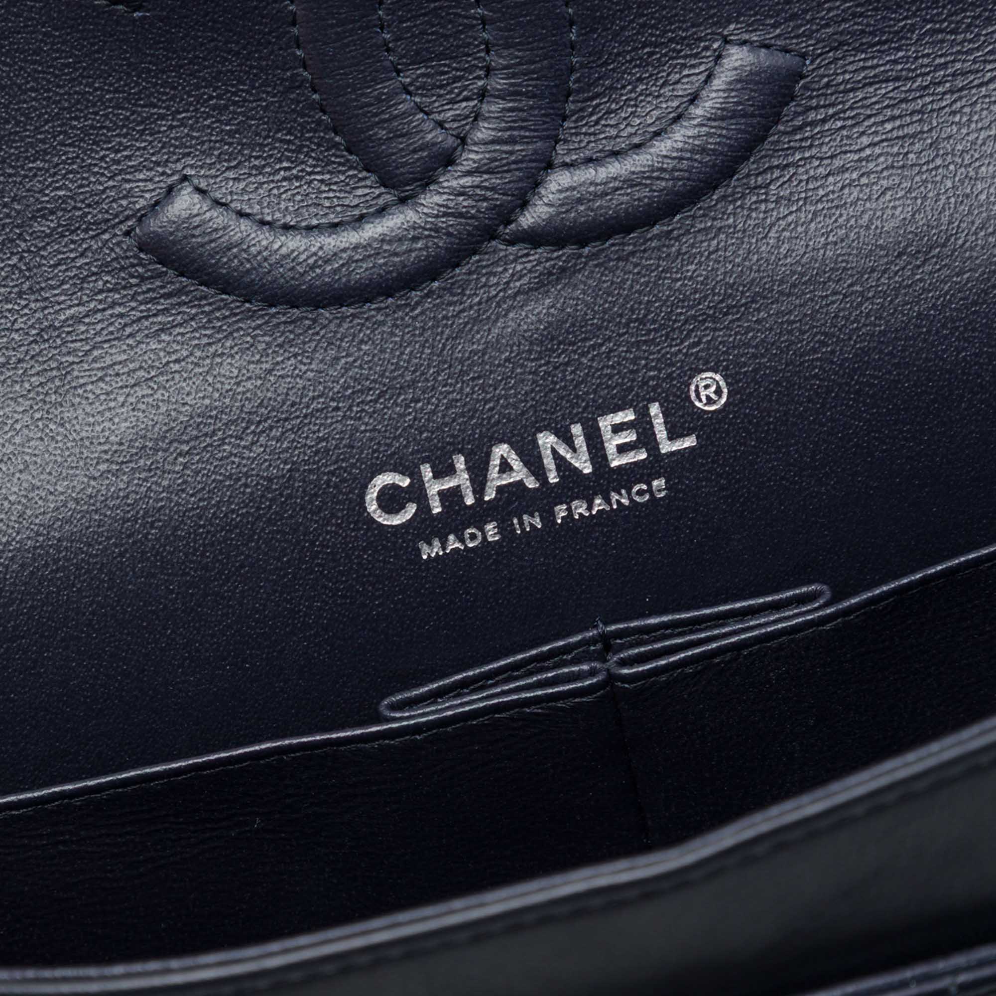 Chanel Medium Classic Chevron Lambskin Double Flap - image 5