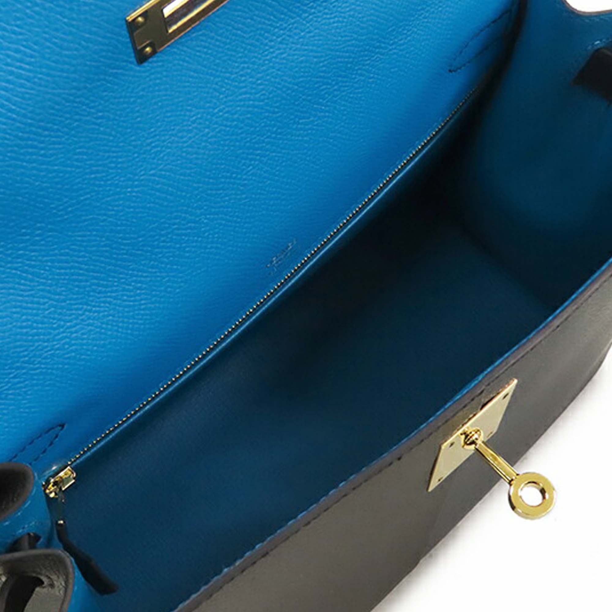 Hermès Tricolor Epsom Kelly II Casaque Sellier 28 - image 3