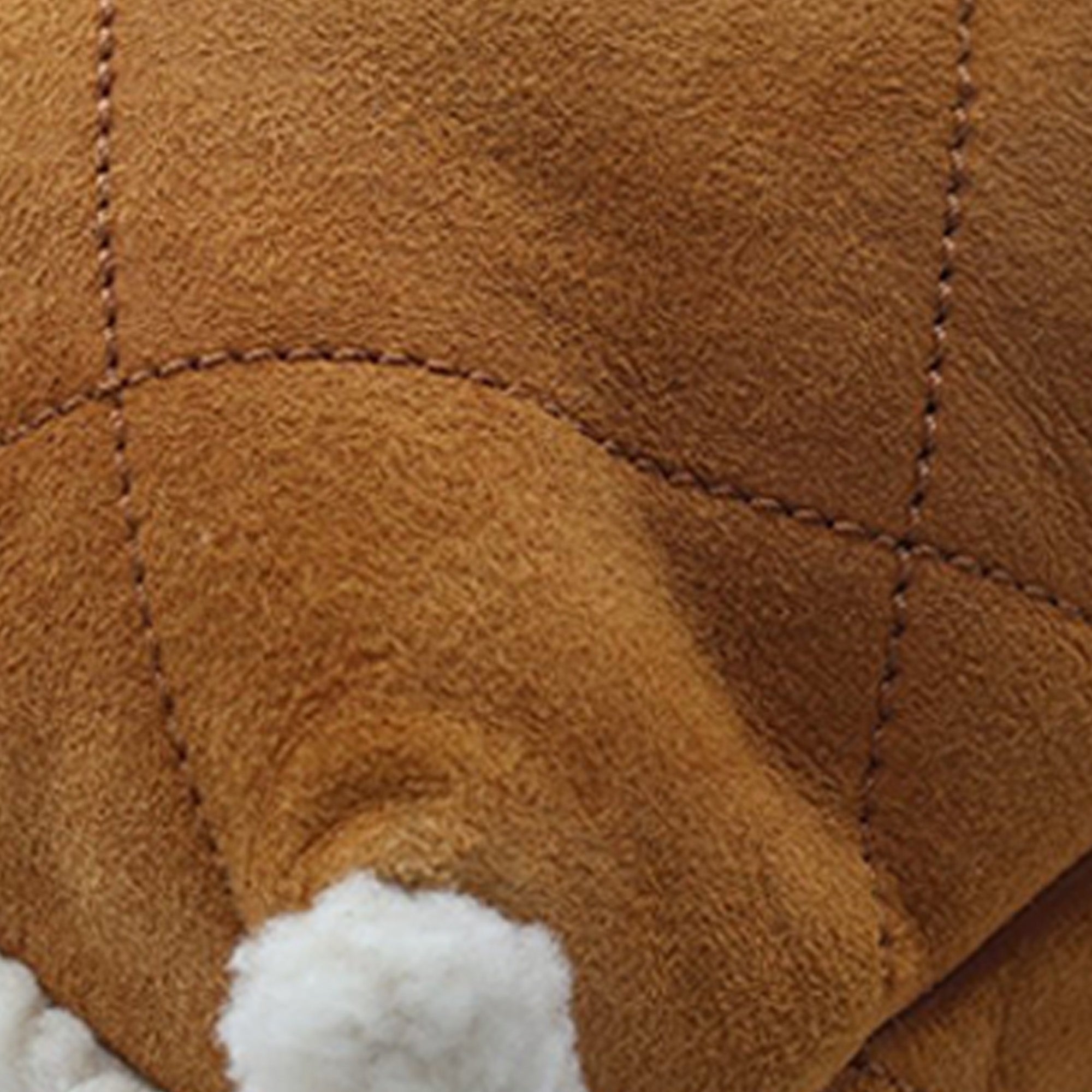 Chanel Large Quilted Suede 22 Hobo with Shearling Trim - image 12