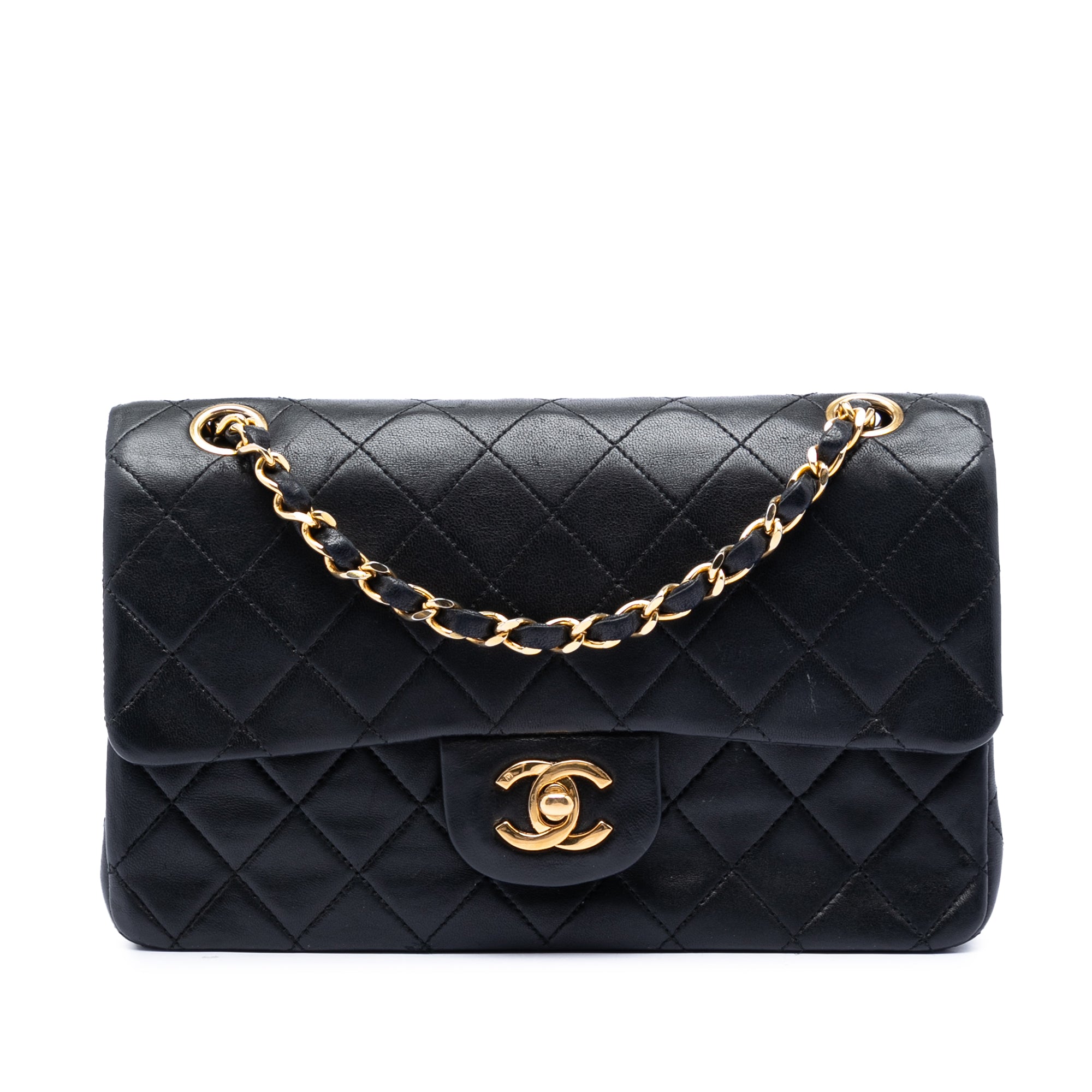 Chanel Small Classic Lambskin Double Flap - image 1