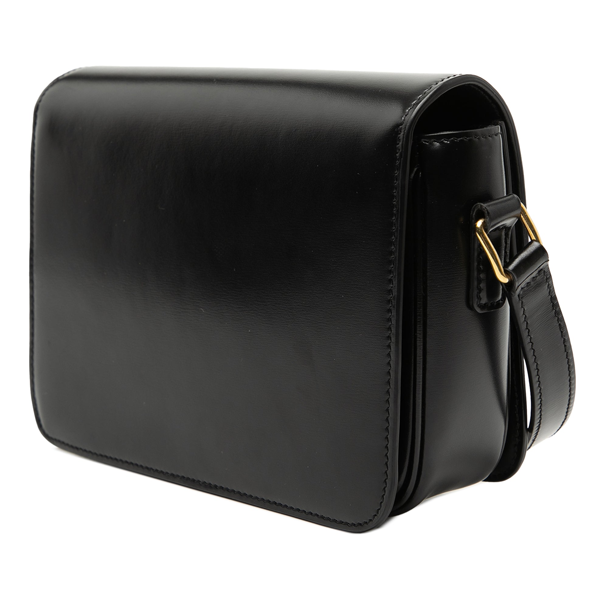 Celine Teen Shiny Calfskin Triomphe Crossbody - image 2