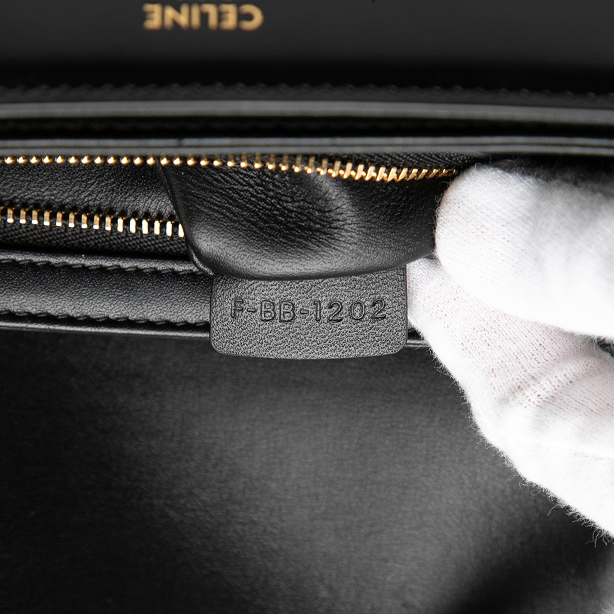 Celine Teen Shiny Calfskin Triomphe Crossbody - image 6
