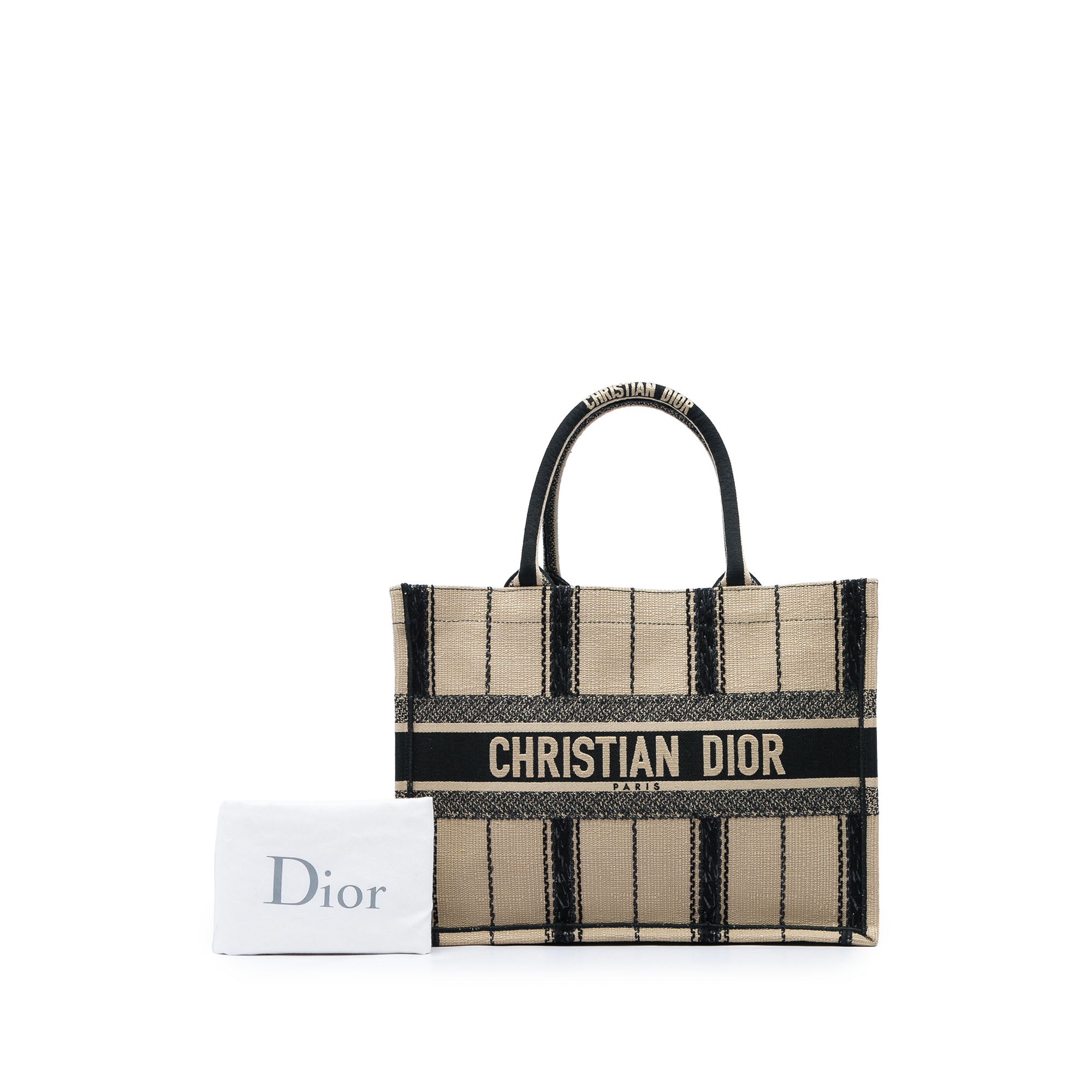 Dior Medium Embroidered Canvas Bayadere Book Tote - image 6