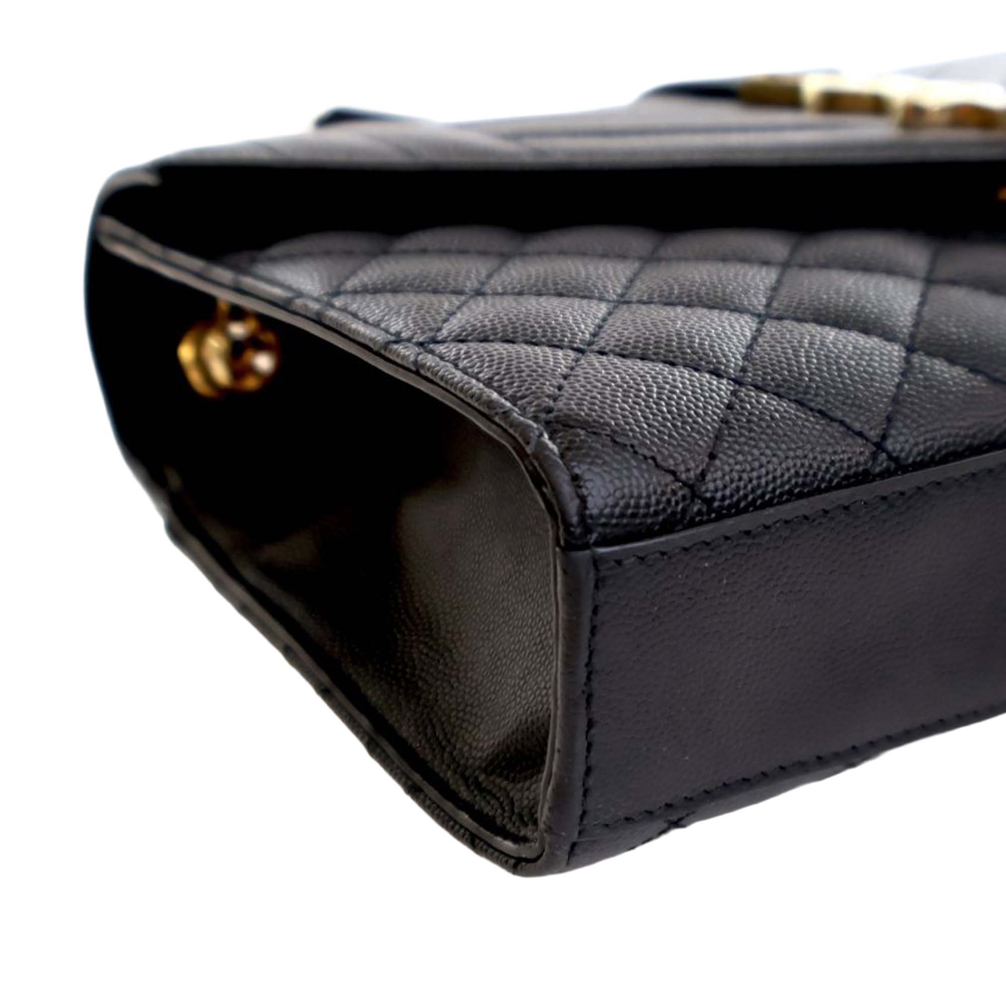 Saint Laurent Medium Grain De Poudre Triquilt Monogram Envelope Bag - image 12