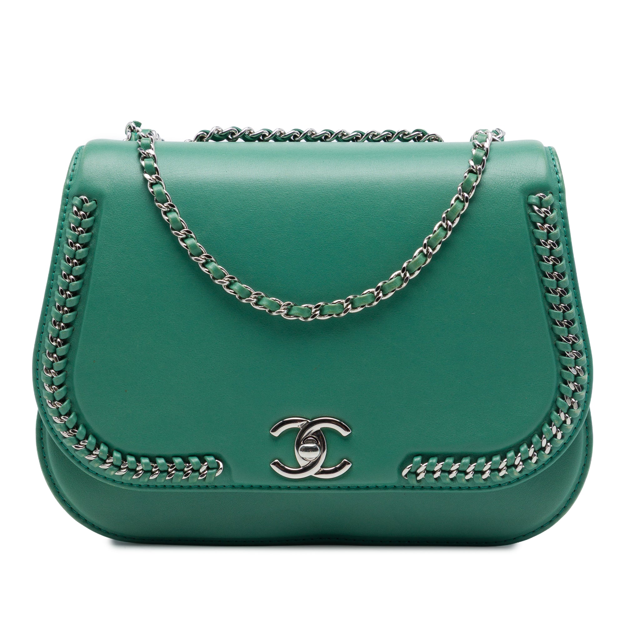 Chanel Medium Calfskin Braided Chic Flap - image 1
