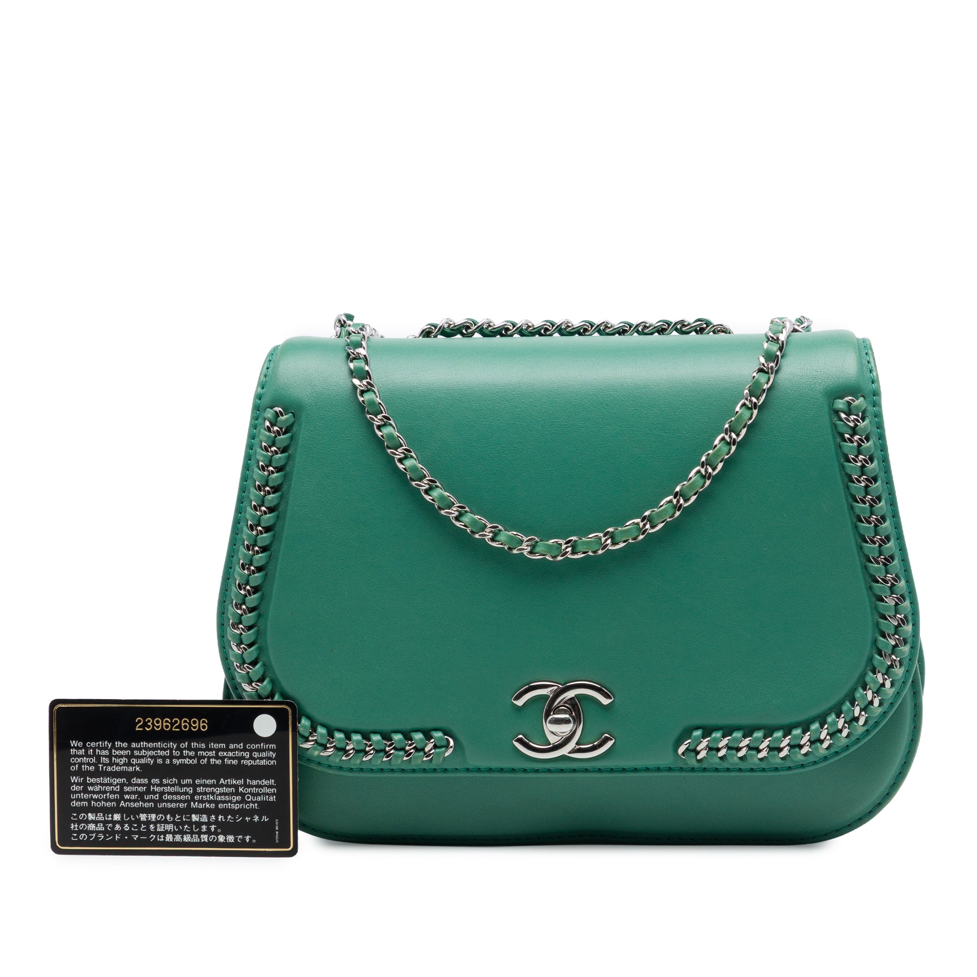 Chanel Medium Calfskin Braided Chic Flap - image 7