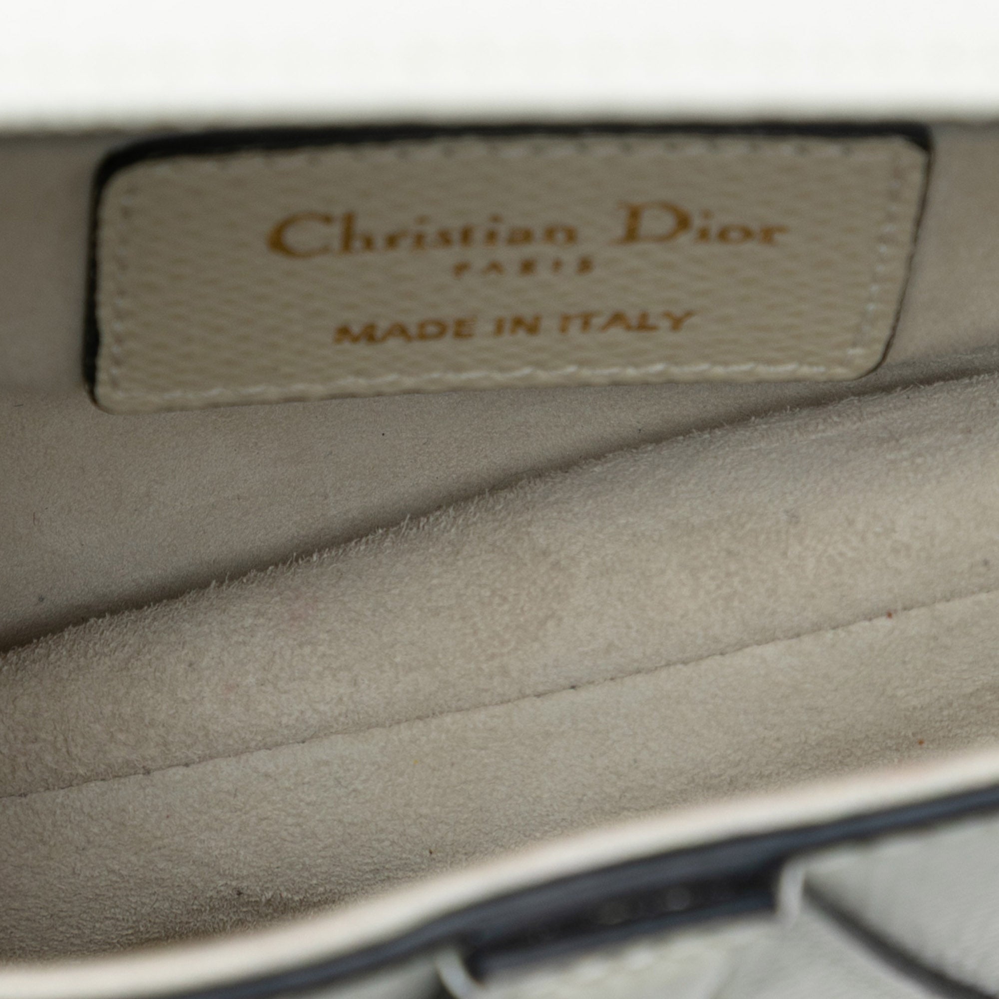 Dior Mini Grained Calfskin Saddle Bag - image 4