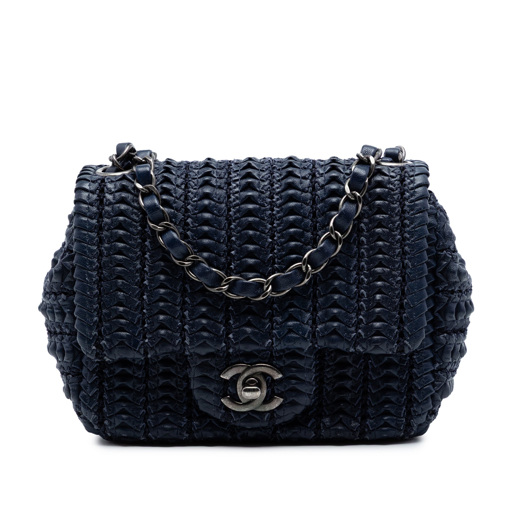 Chanel Paris Seoul Mini Crochet Lambskin Single Flap - image 1