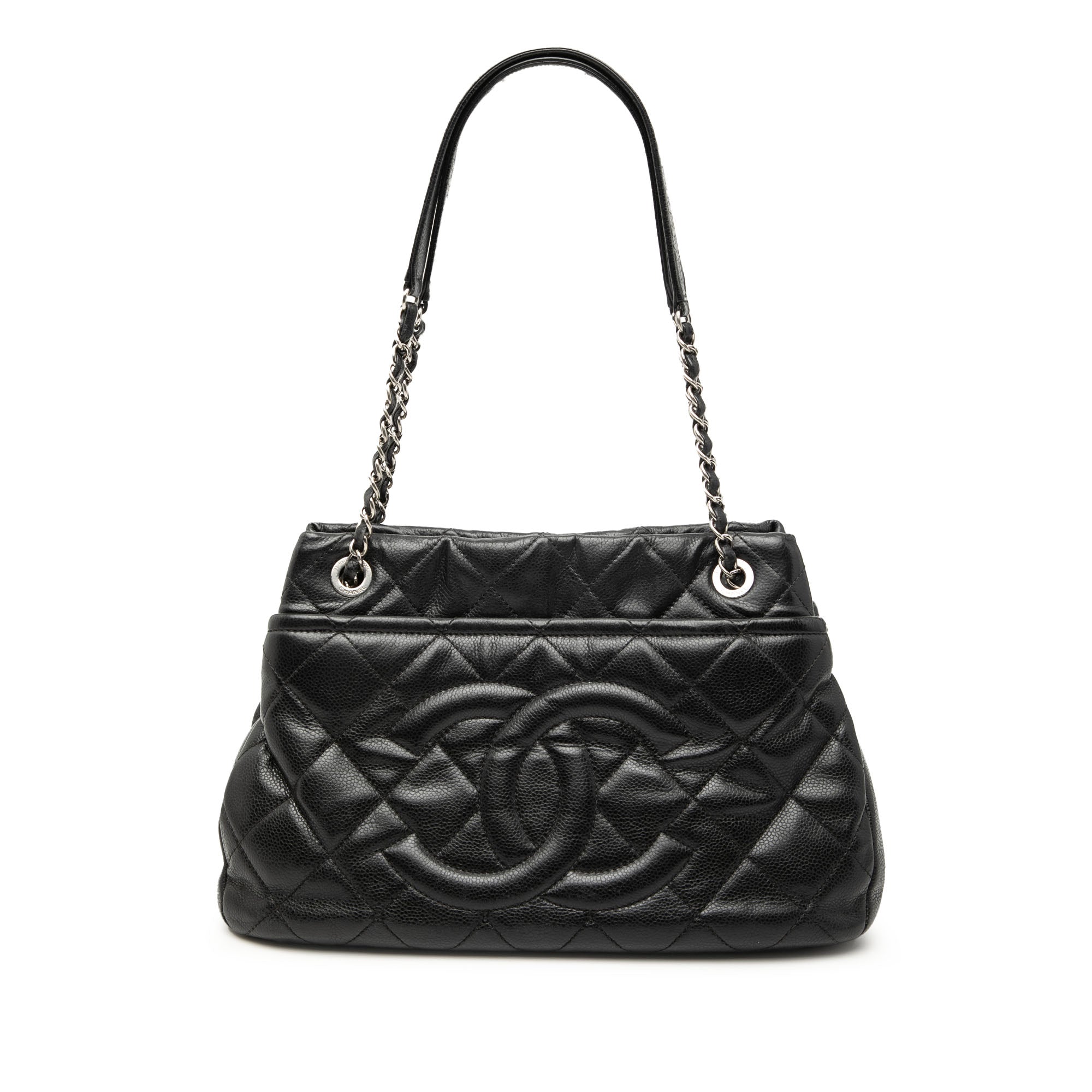 Chanel Quilted Caviar Soft Shopper Tote - image 1