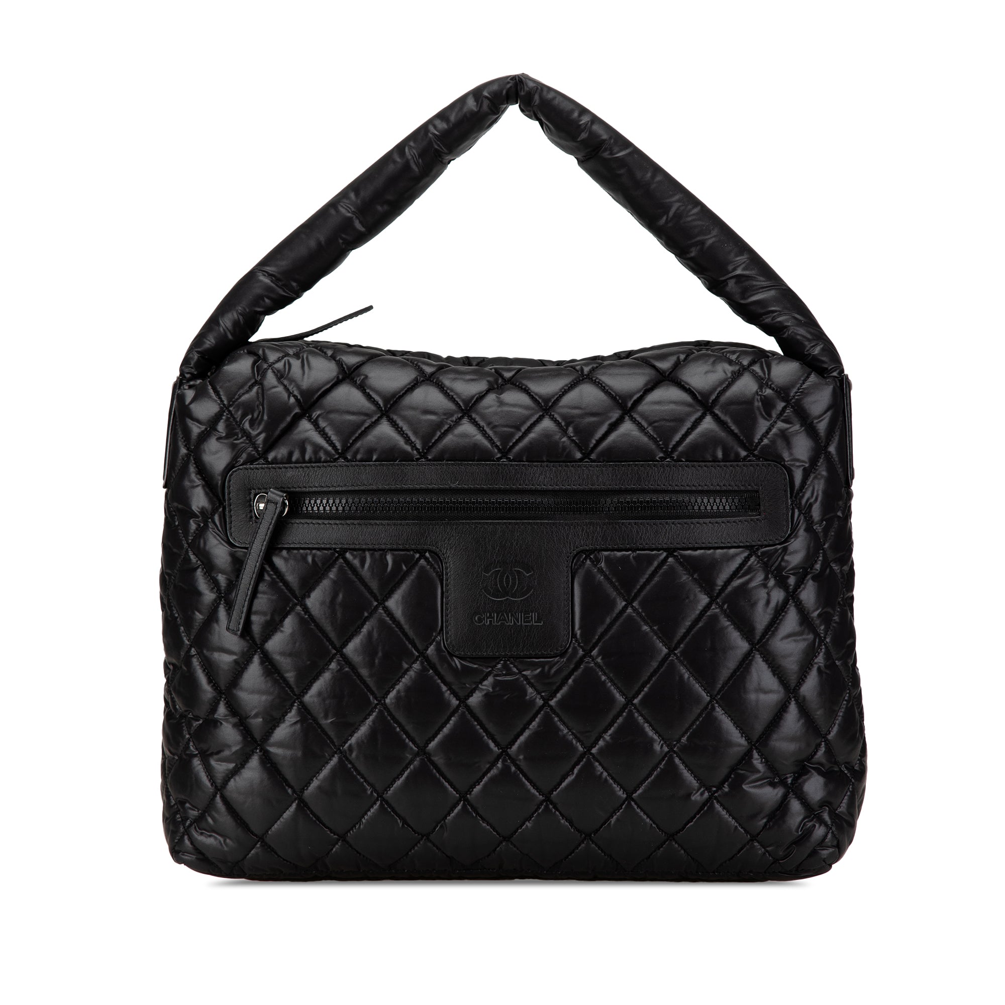 Chanel Quilted Nylon Coco Cocoon Hobo - image 1