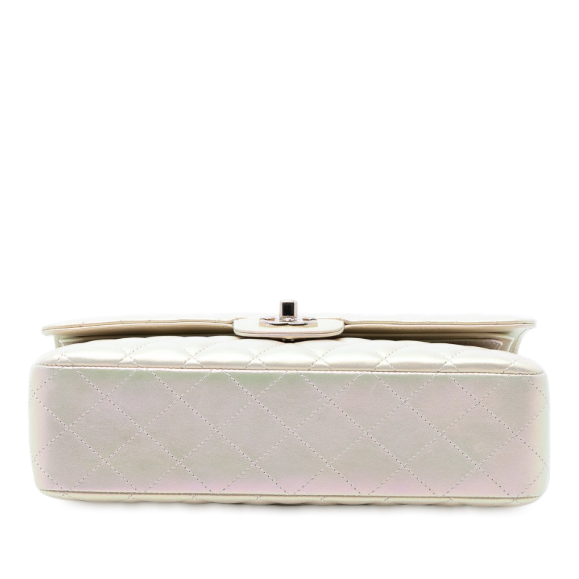 Chanel Medium Classic Iridescent Lambskin Double Flap - image 3