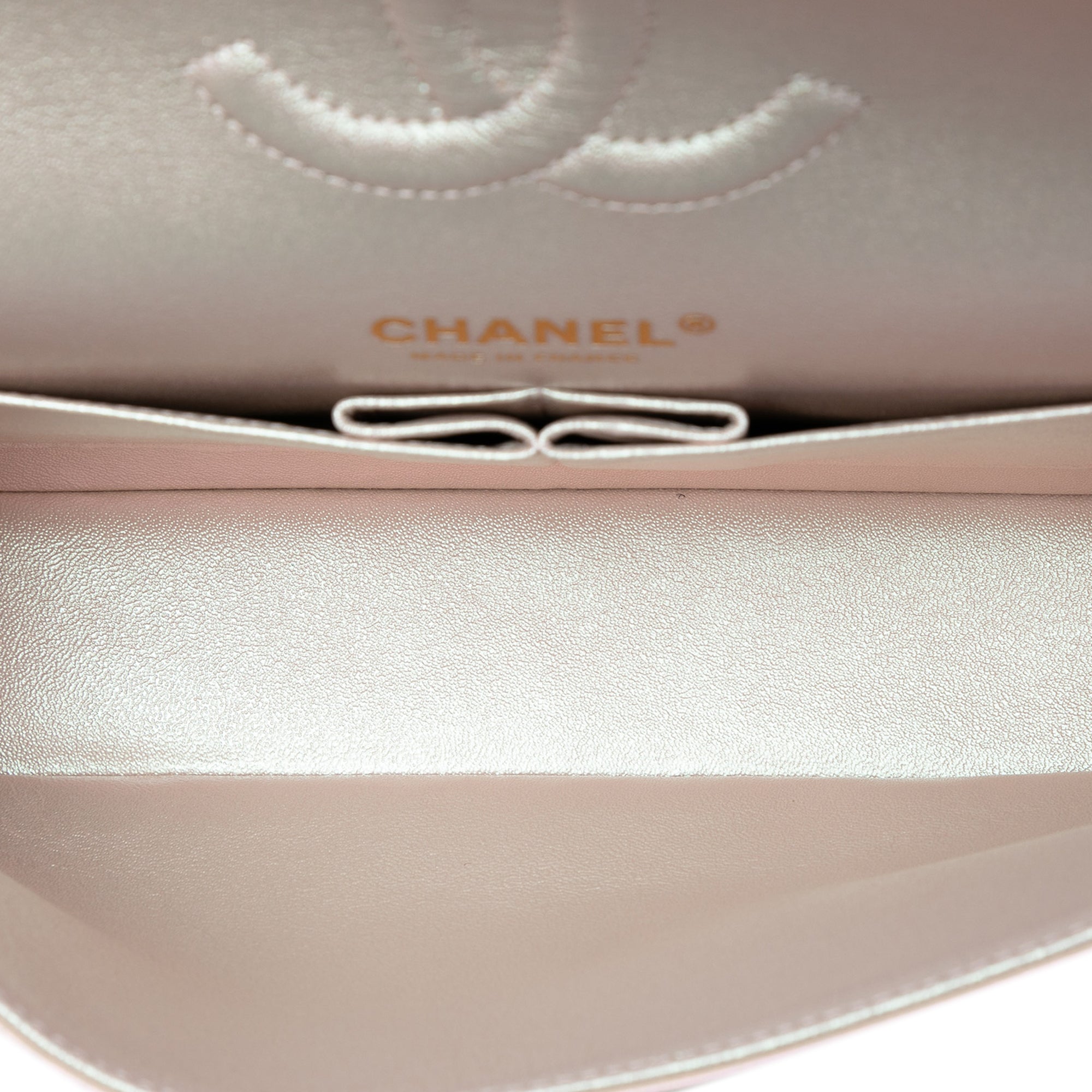 Chanel Medium Classic Iridescent Lambskin Double Flap - image 4