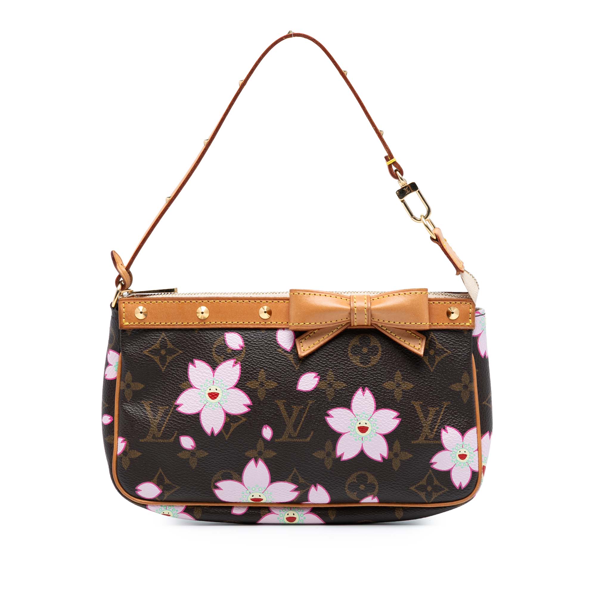 Louis Vuitton Takashi Murakami Monogram Cherry Blossom Pochette Accessoires - image 1