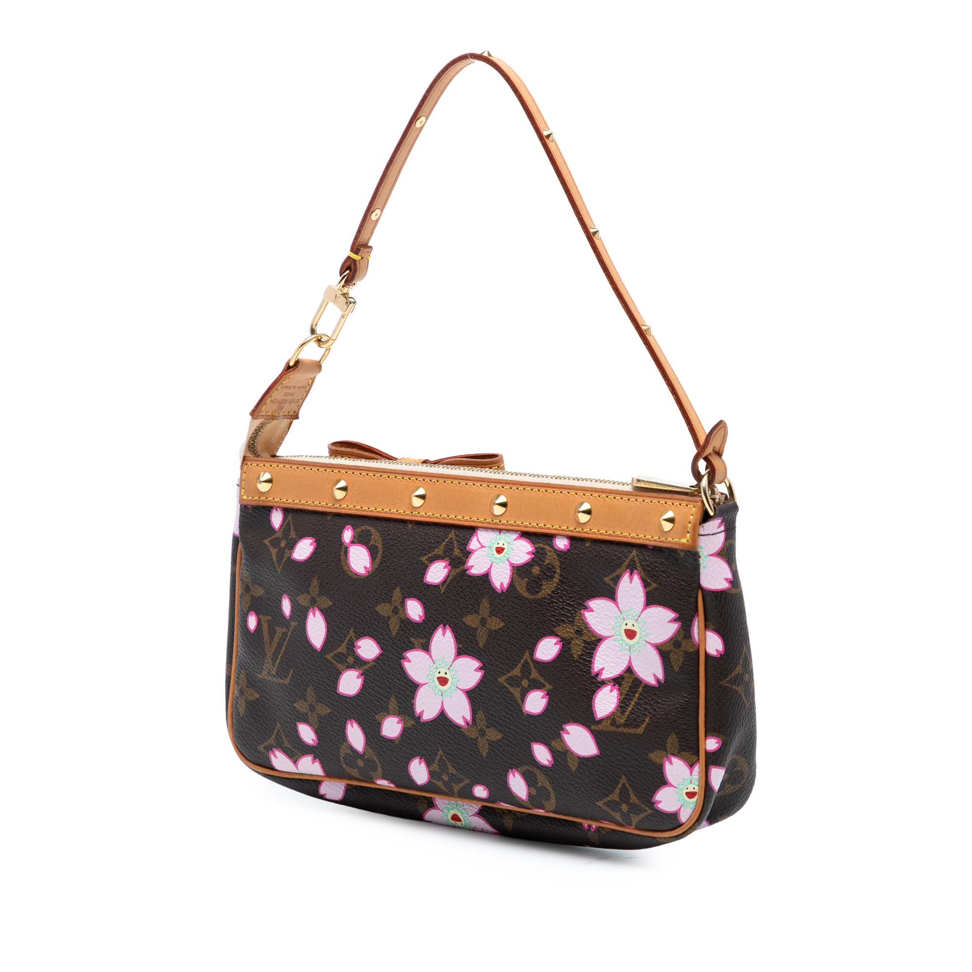 Louis Vuitton Takashi Murakami Monogram Cherry Blossom Pochette Accessoires - image 2