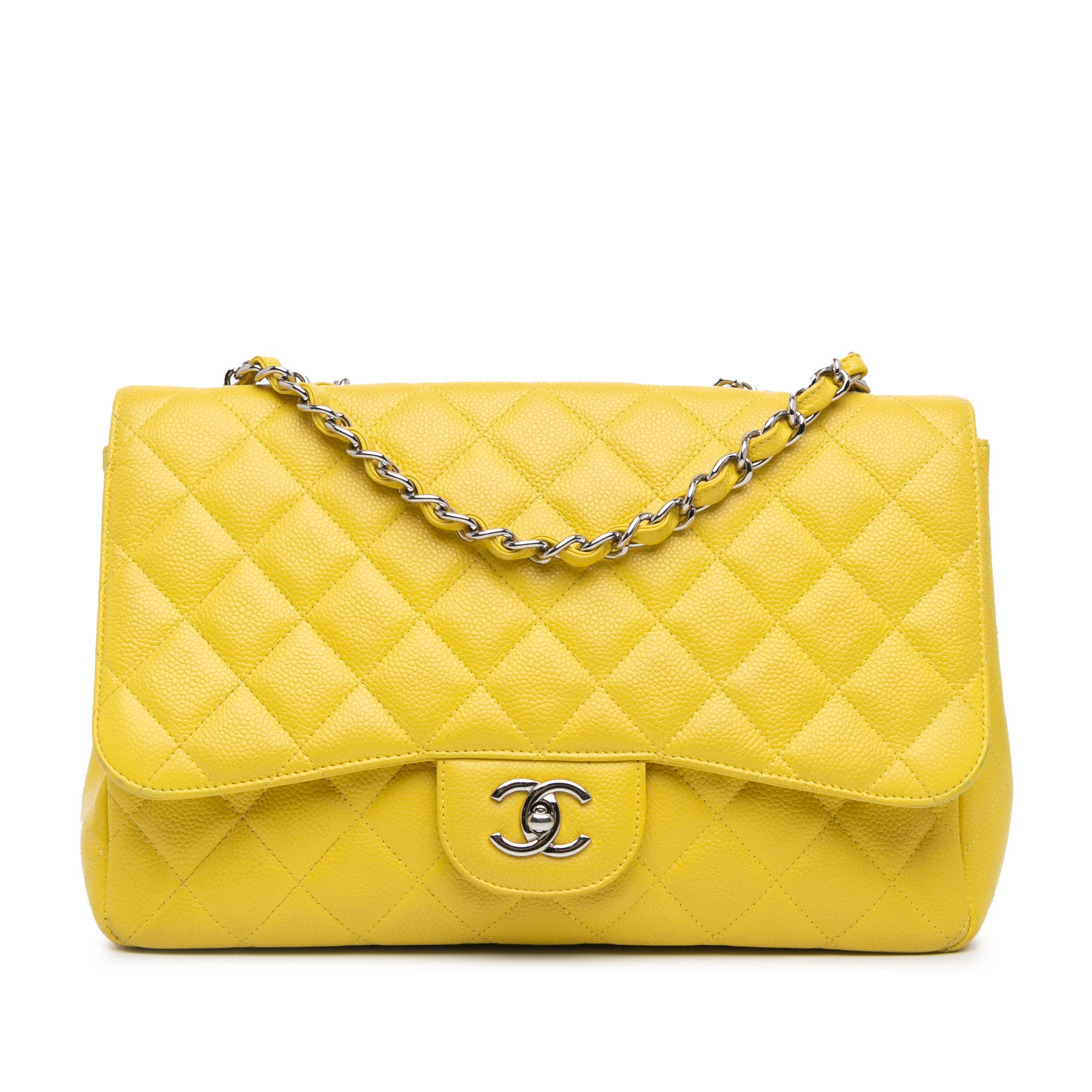 Chanel Jumbo Classic Caviar Single Flap - image 1