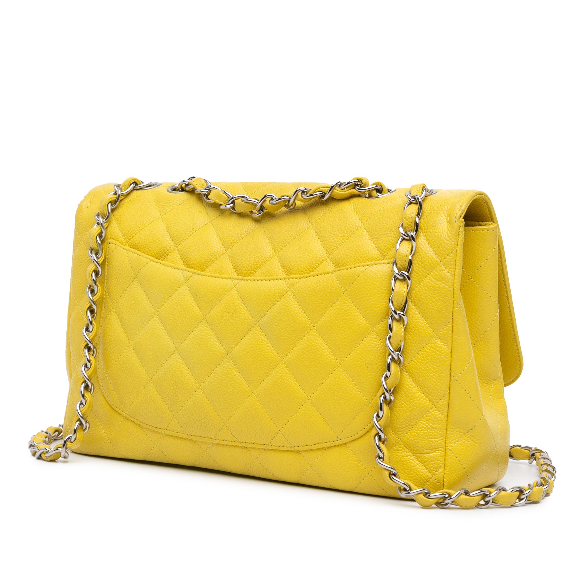 Chanel Jumbo Classic Caviar Single Flap - image 2