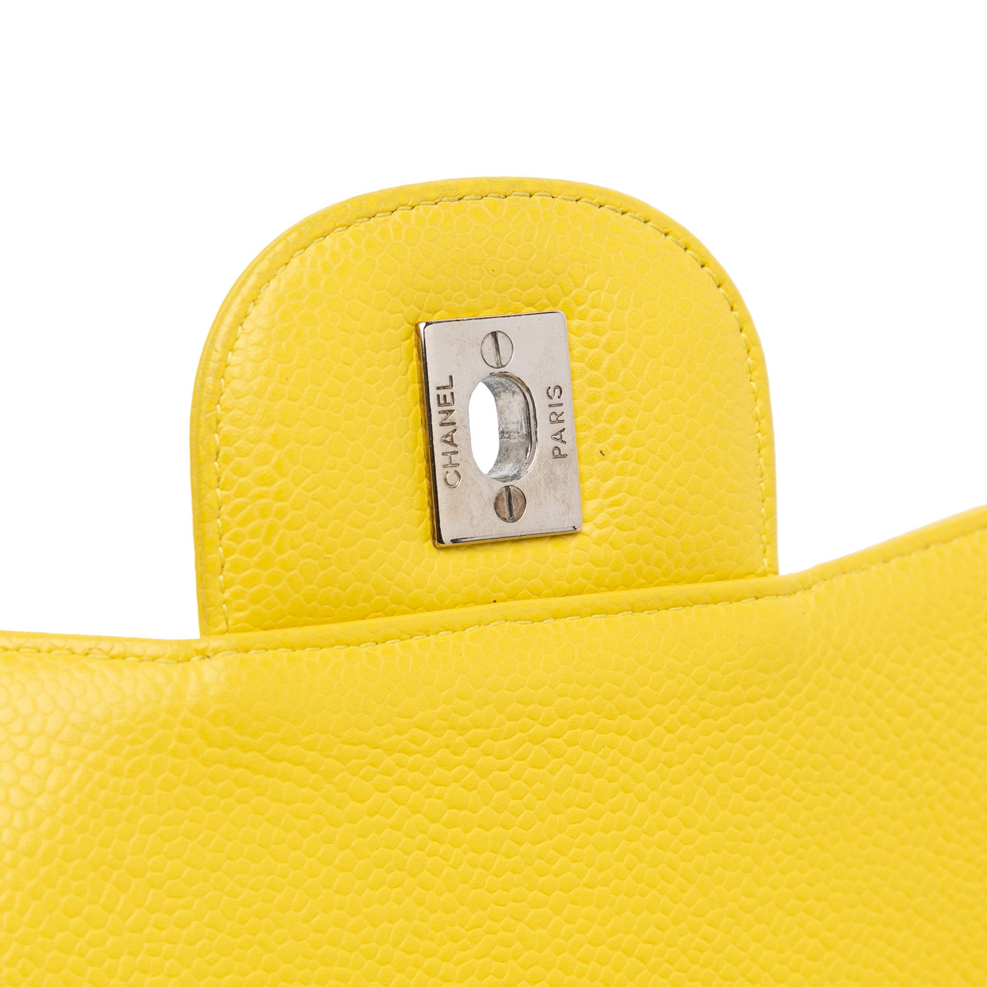Chanel Jumbo Classic Caviar Single Flap - image 9