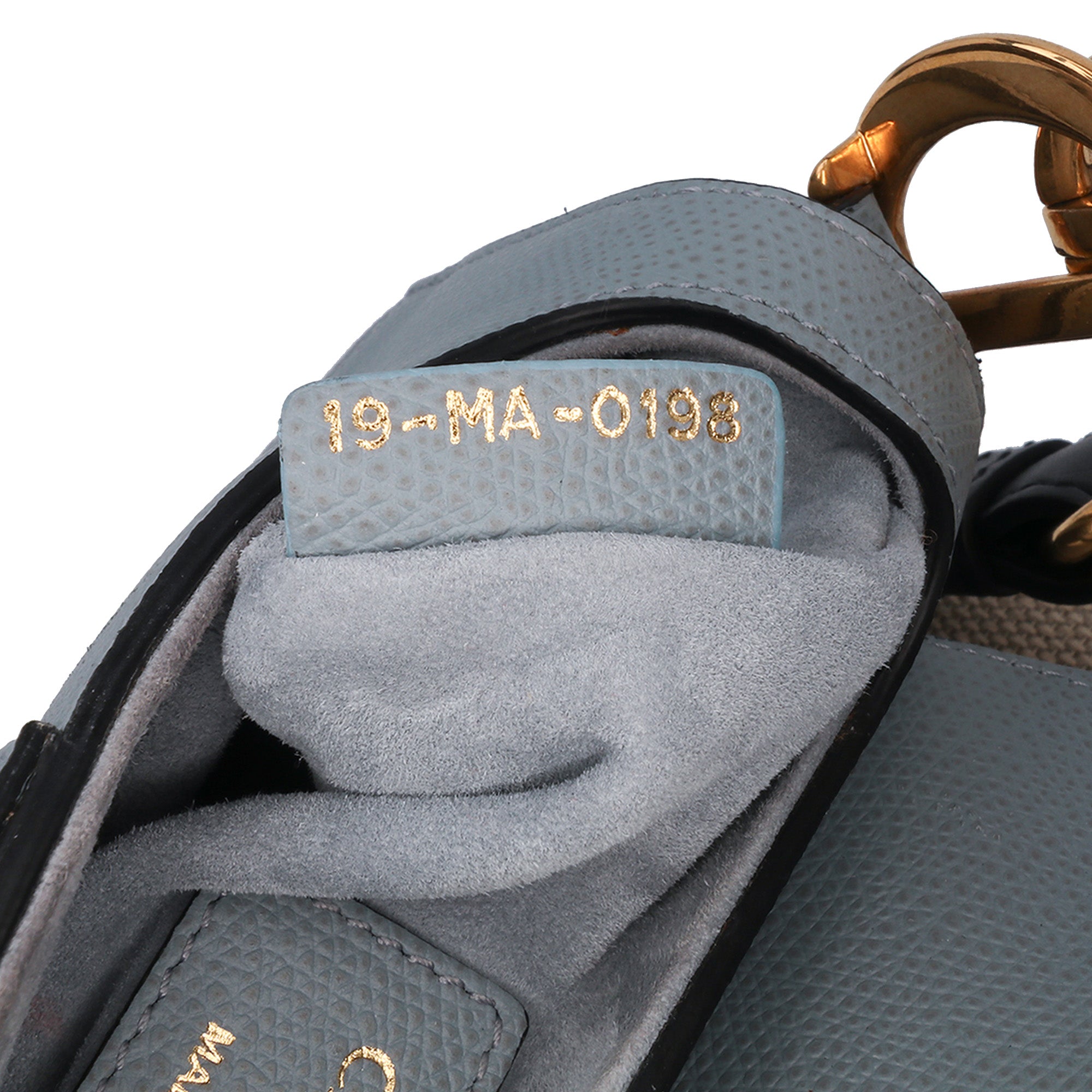 Dior Mini Grained Calfskin Saddle Bag - image 7
