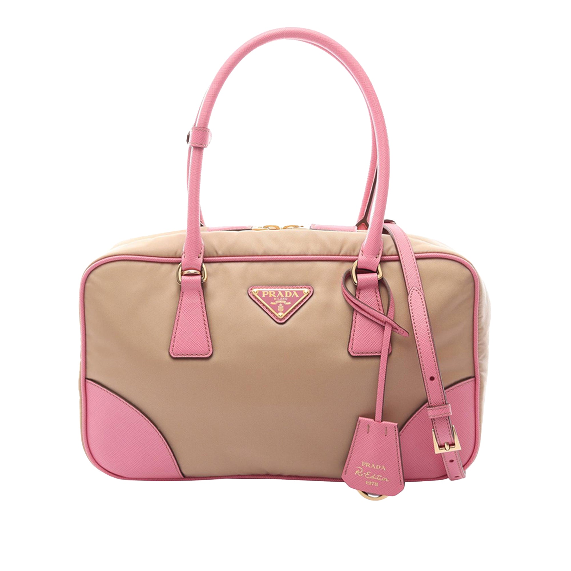Prada Saffiano Trimmed Re Nylon Re Edition 1978 Satchel - image 1