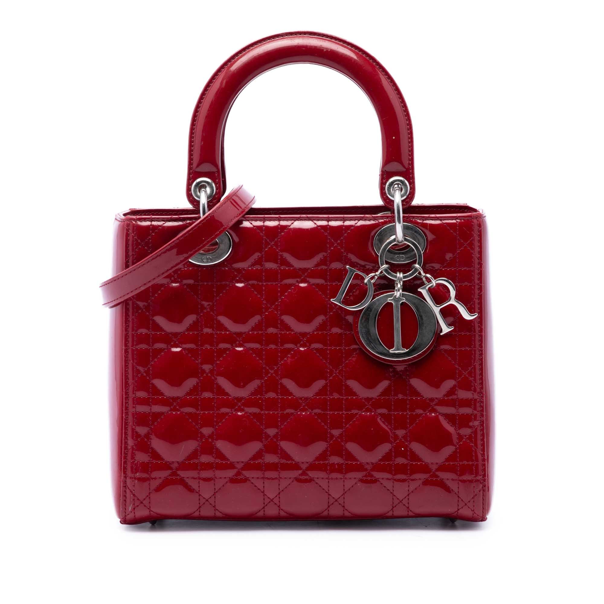 Dior Medium Patent Cannage Lady Dior - image 1
