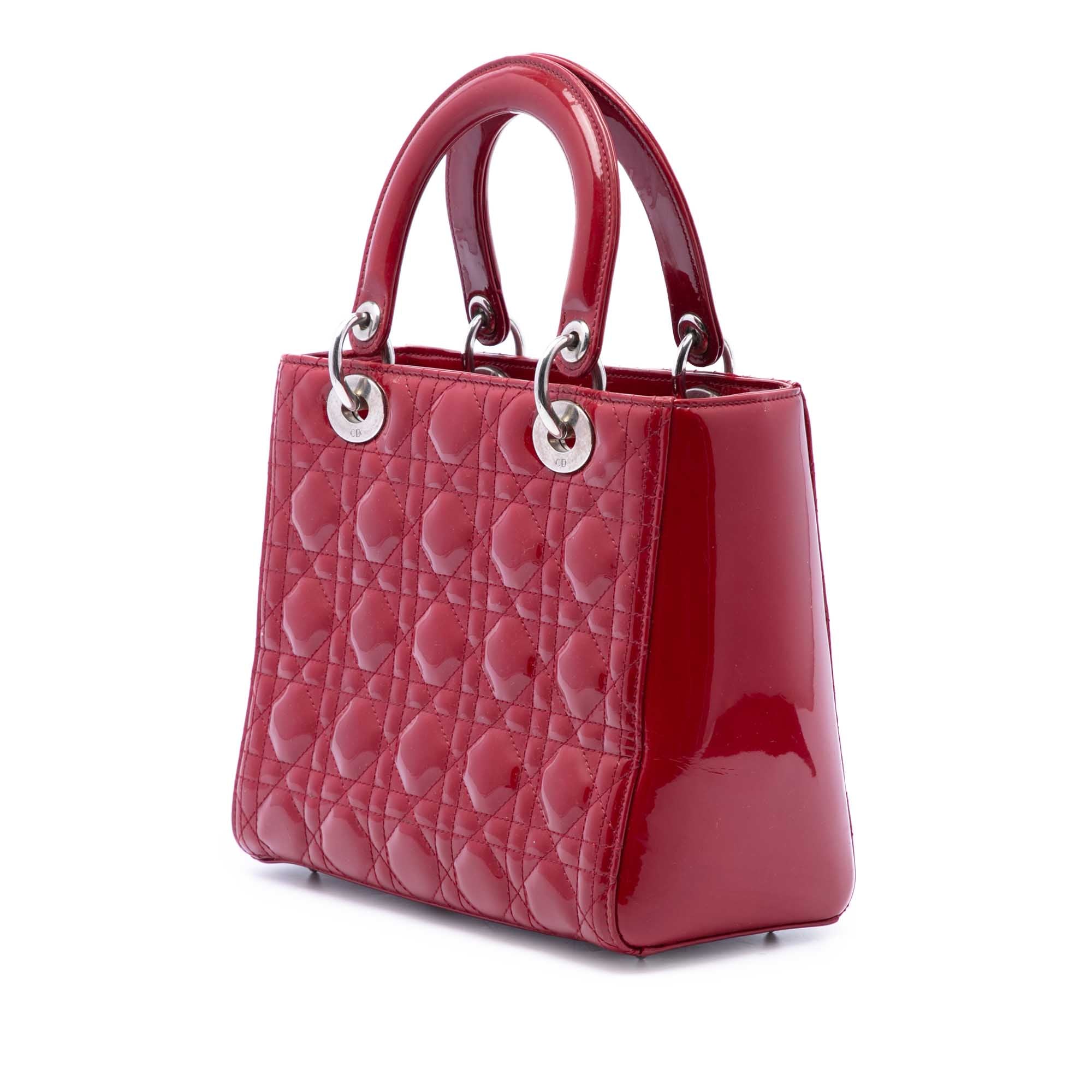 Dior Medium Patent Cannage Lady Dior - image 2