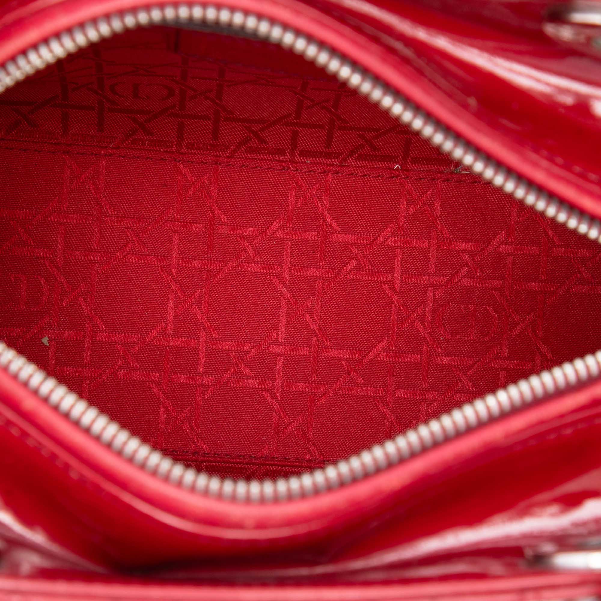 Dior Medium Patent Cannage Lady Dior - image 4