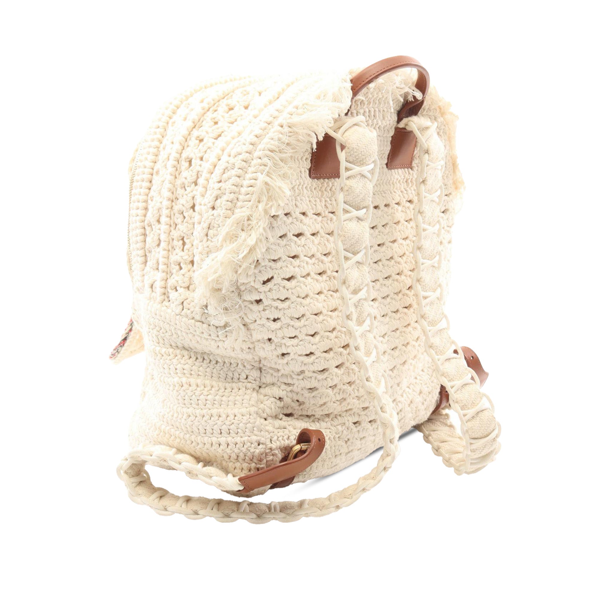 Chanel Paris Cuba Crochet Cayo Coco Backpack - image 2