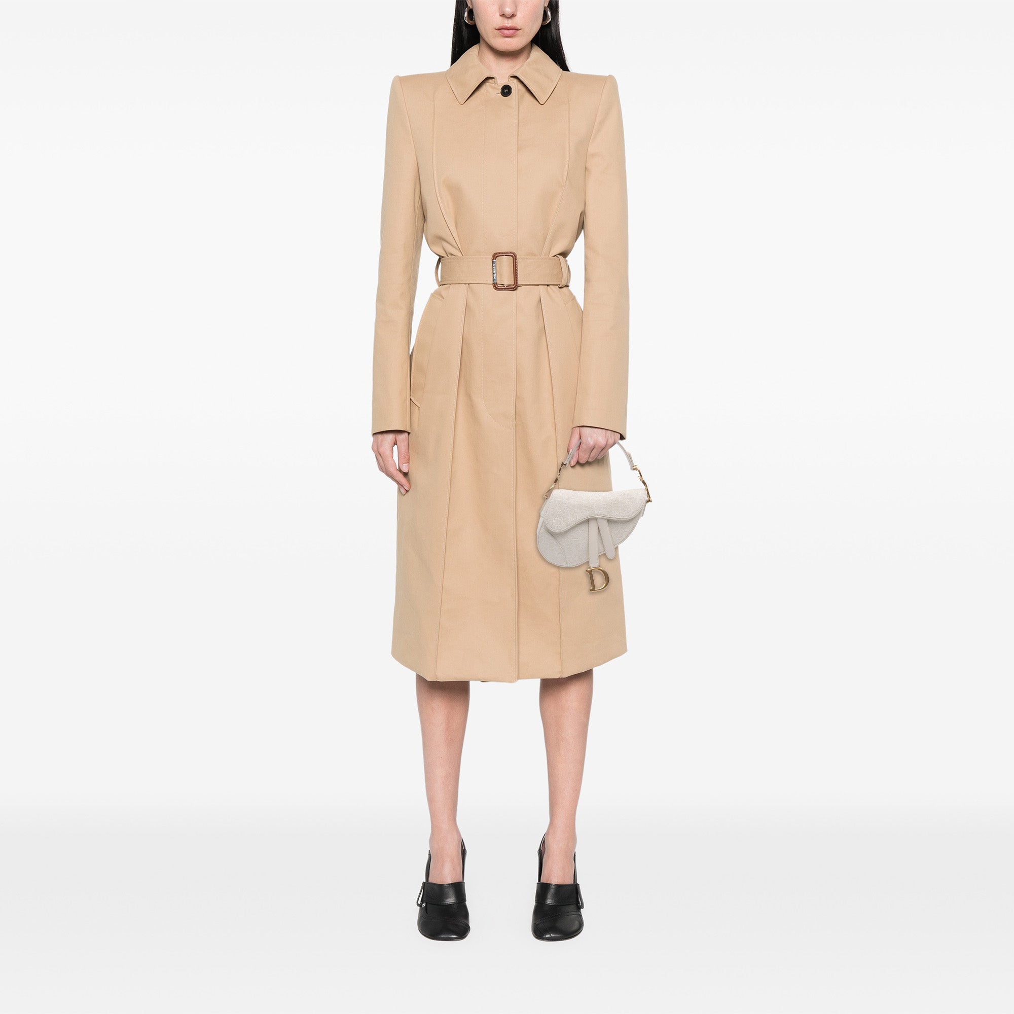 Dior Mini Oblique Embroidered Canvas Saddle Bag - image 9
