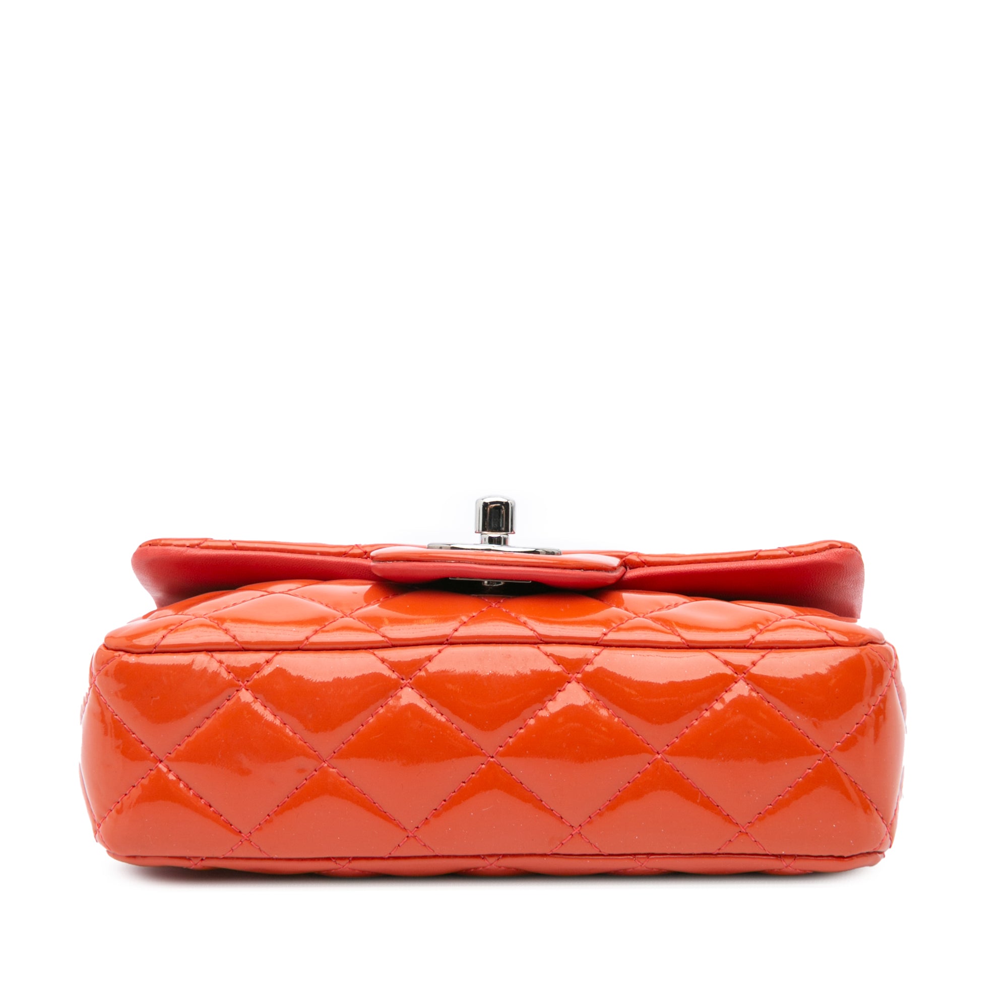Chanel Extra Mini Rectangular Classic Patent Single Flap - image 3