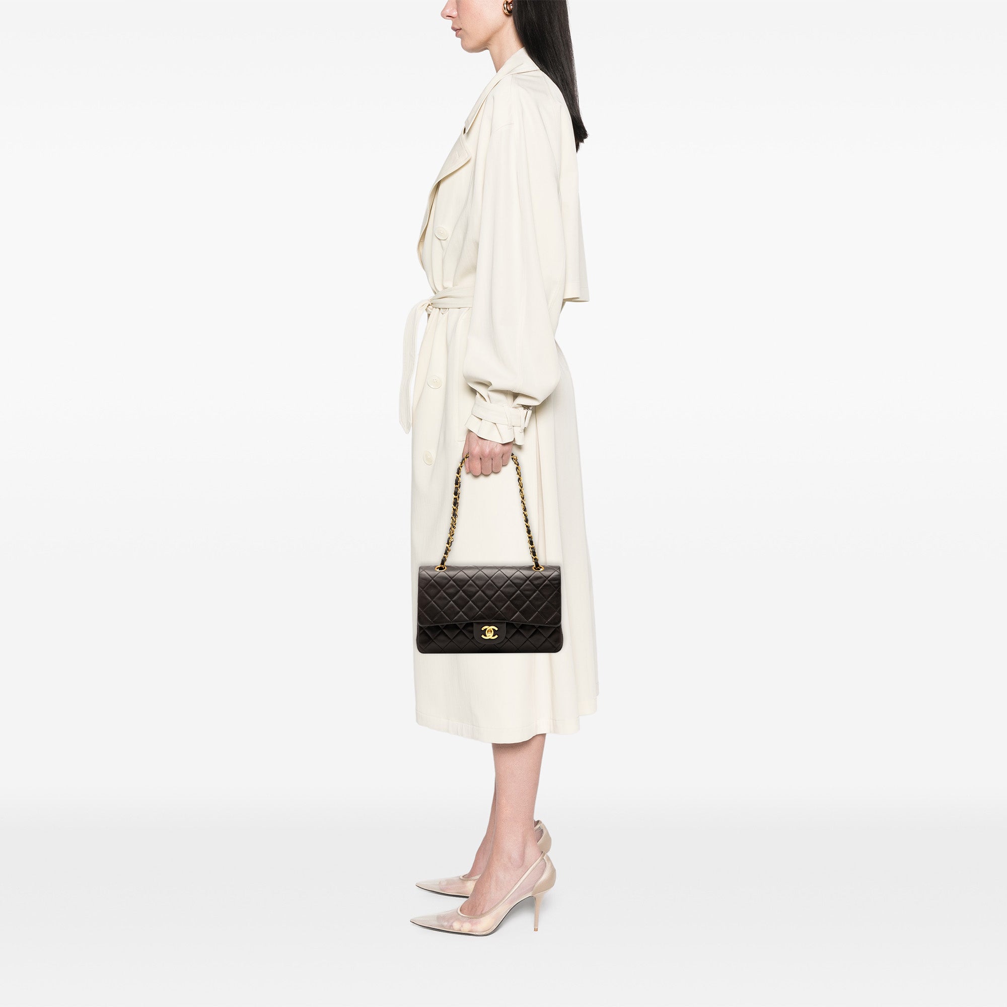 Chanel Medium Classic Lambskin Double Flap - image 7