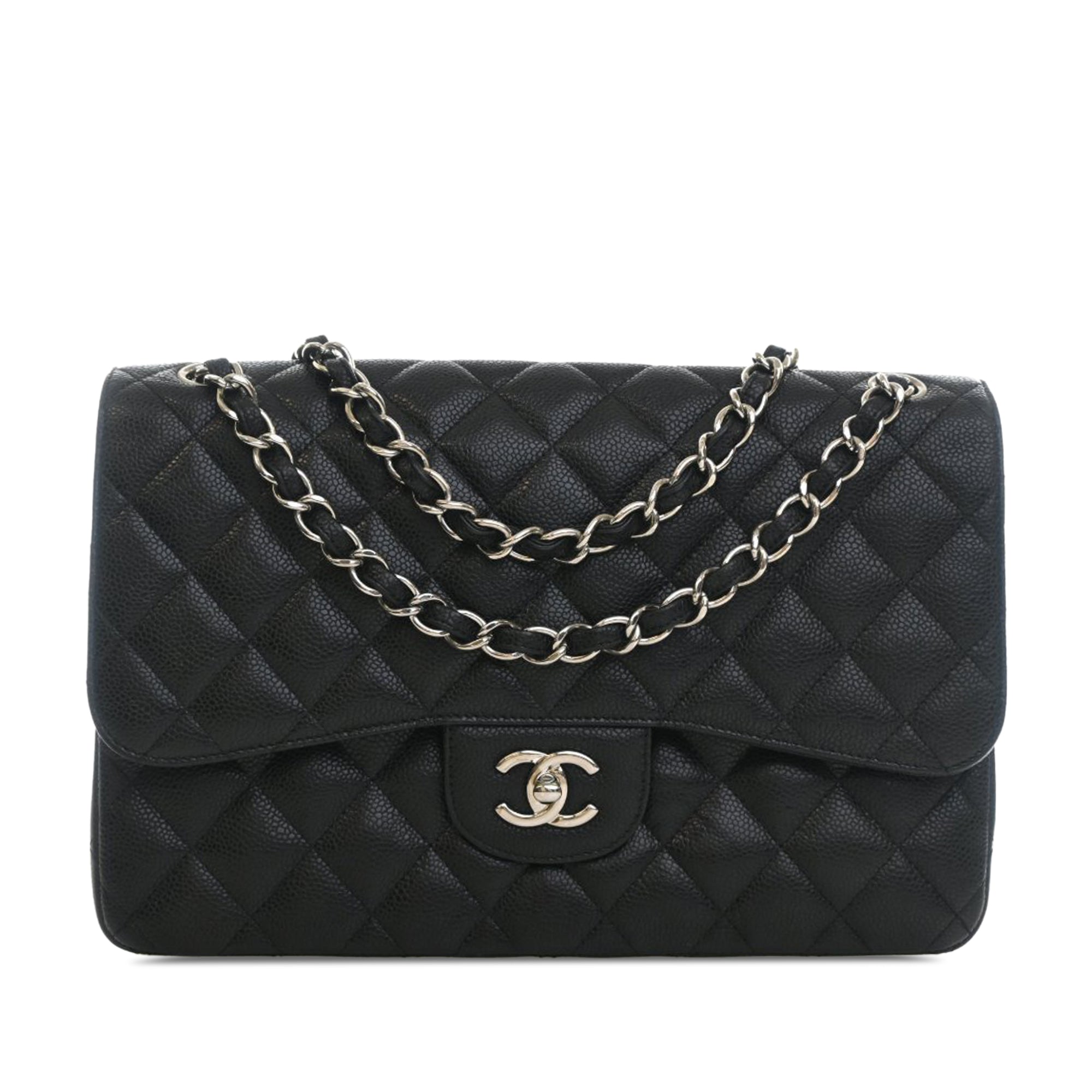 Chanel Jumbo Classic Caviar Double Flap - image 1