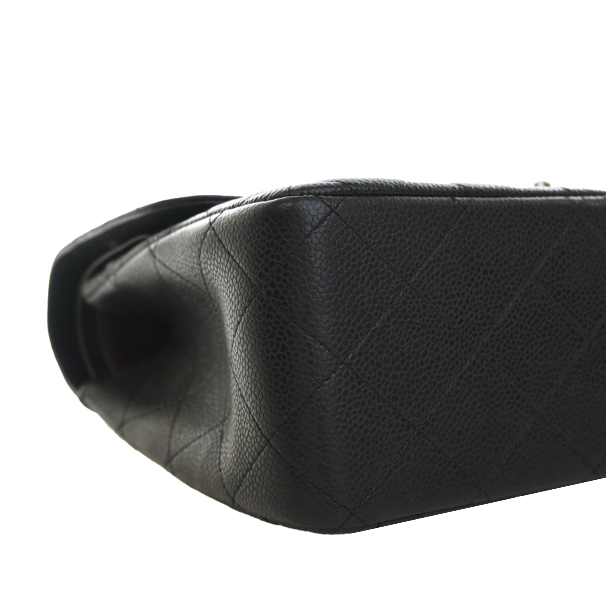 Chanel Jumbo Classic Caviar Double Flap - image 9